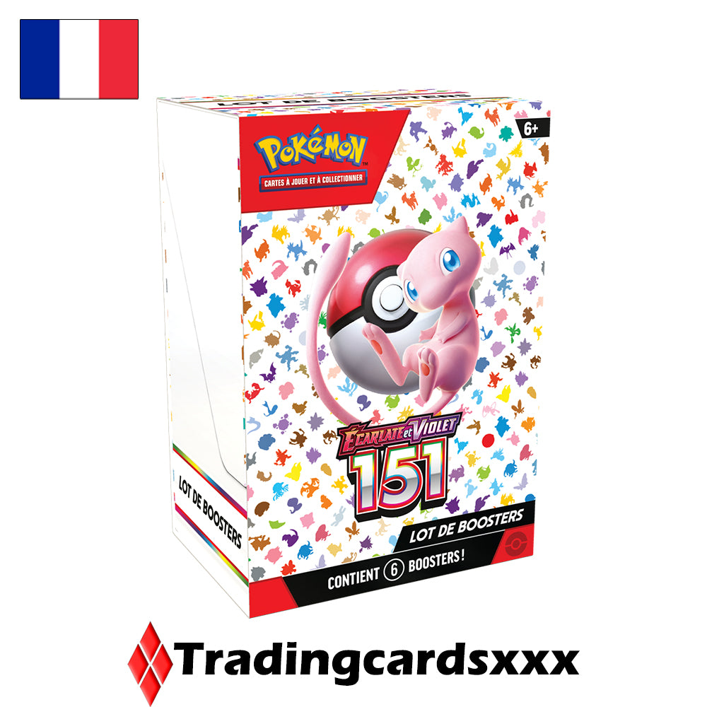 Pokémon - Lot de 6 boosters / Bundle EV03.5 : Écarlate et Violet - 151 (Reprint)