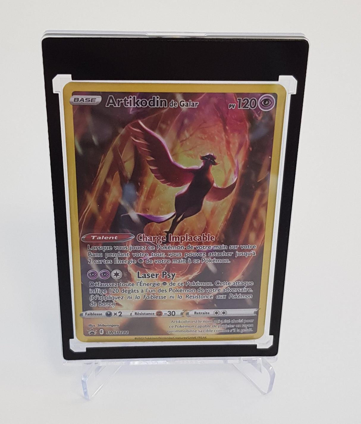 Ultra PRO - Protection en acrylique magnétique : One-Touch 35pt Black Border