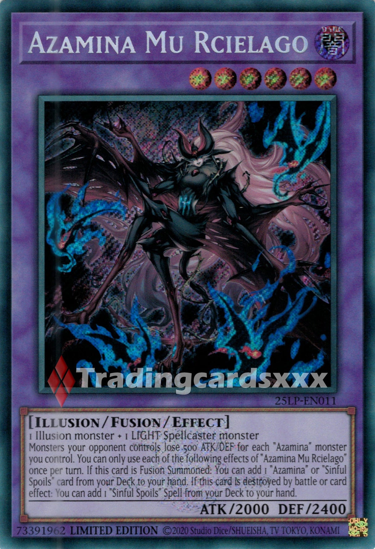 Yu-Gi-Oh! Azamina Mu Rcielago : SE STAMP 25LP-EN011