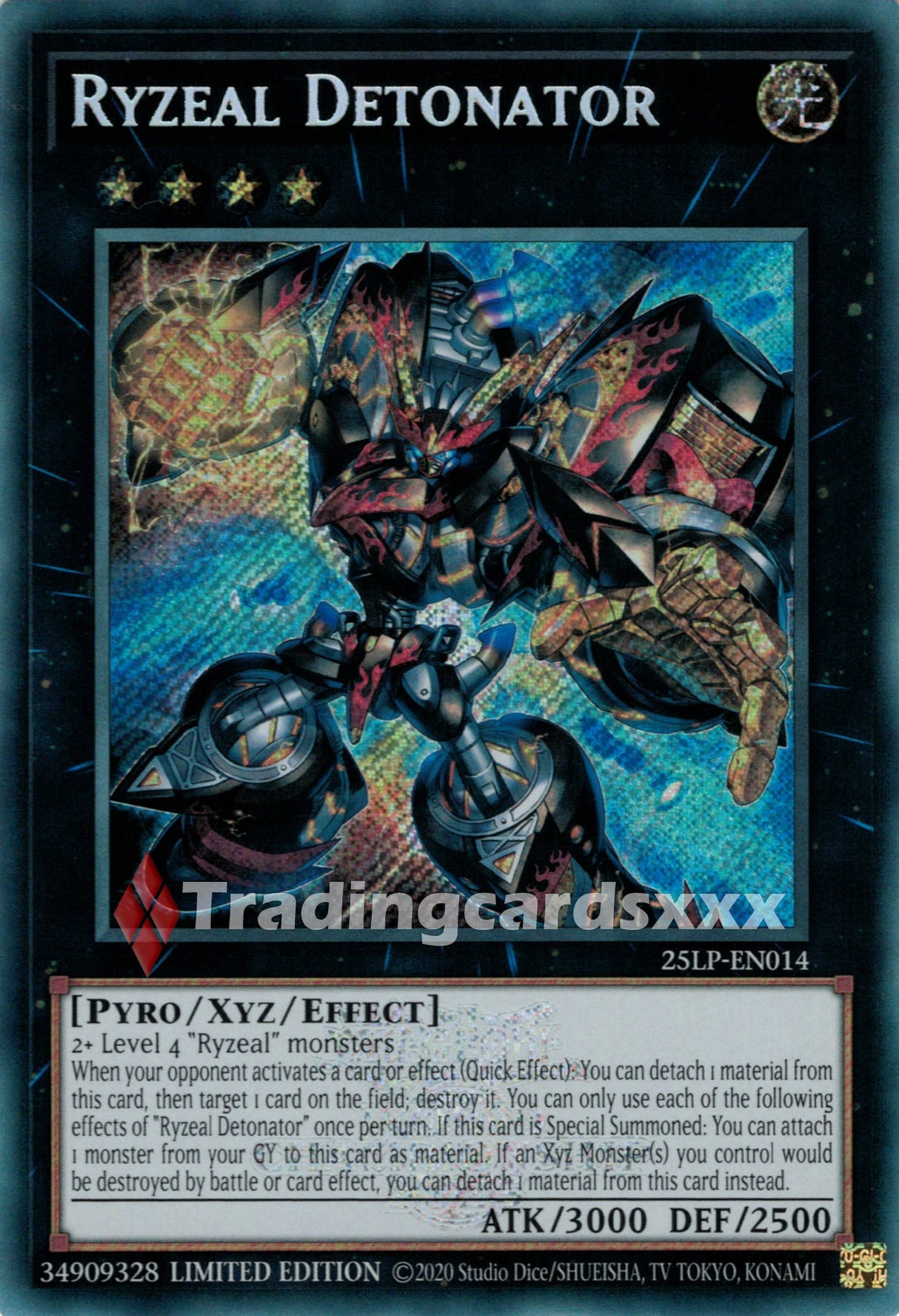 Yu-Gi-Oh! Ryzeal Detonator : SE STAMP 25LP-EN014