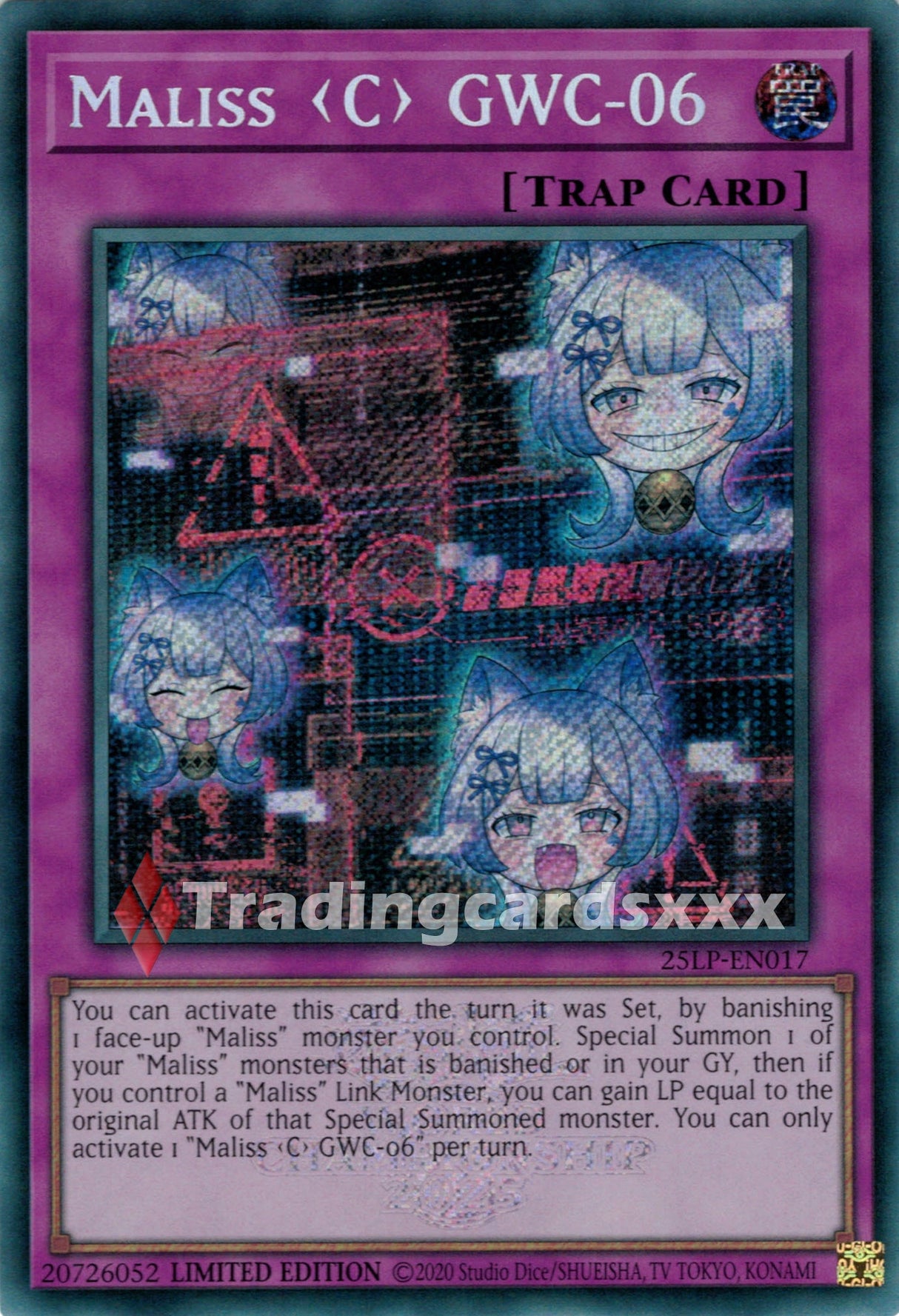 Yu-Gi-Oh! Maliss <C> GWC-06 : SE STAMP 25LP-EN017