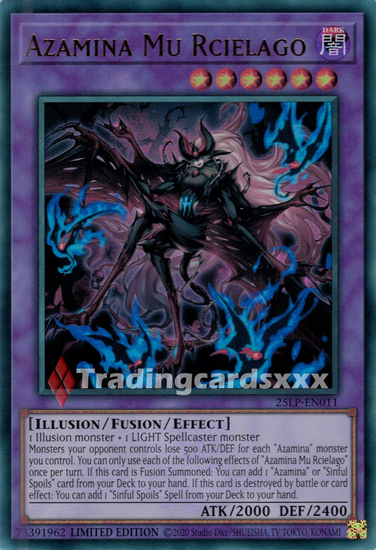 Yu-Gi-Oh! Azamina Mu Rcielago : UR STAMP 25LP-EN011