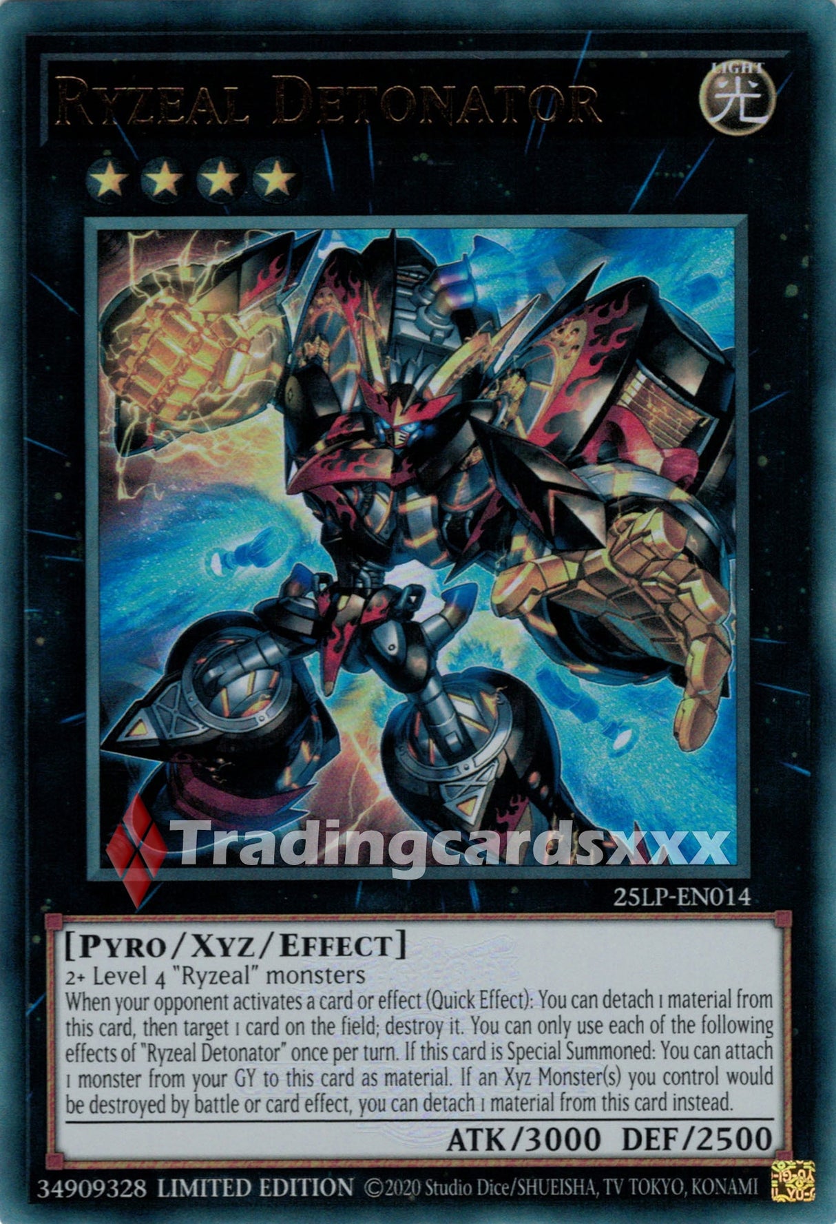 Yu-Gi-Oh! Ryzeal Detonator : UR STAMP 25LP-EN014