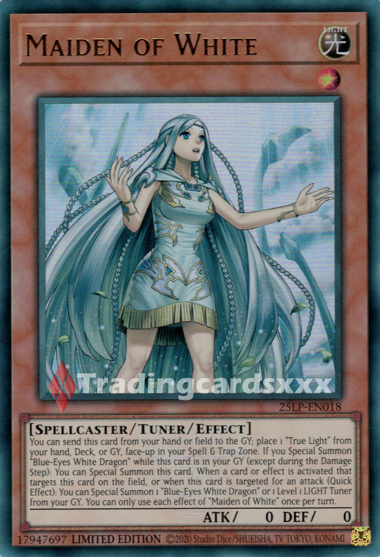Yu-Gi-Oh! Maiden of White : UR STAMP 25LP-EN018