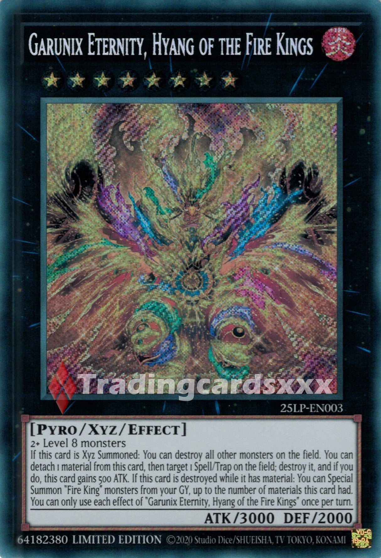 Yu-Gi-Oh! Garunix Eternity, Hyang of the Fire Kings : SE 25LP-EN003