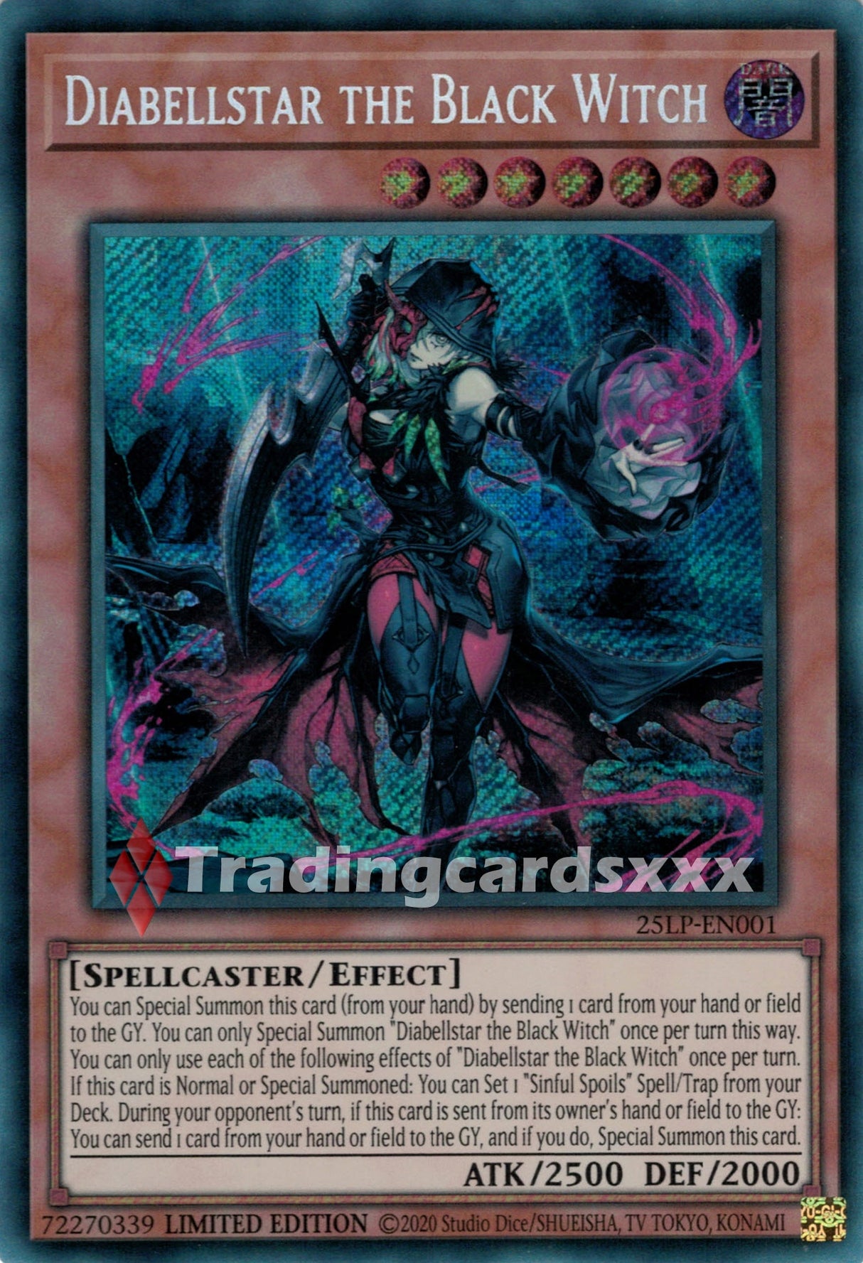 Yu-Gi-Oh! Diabellstar the Black Witch : SE 25LP-EN001