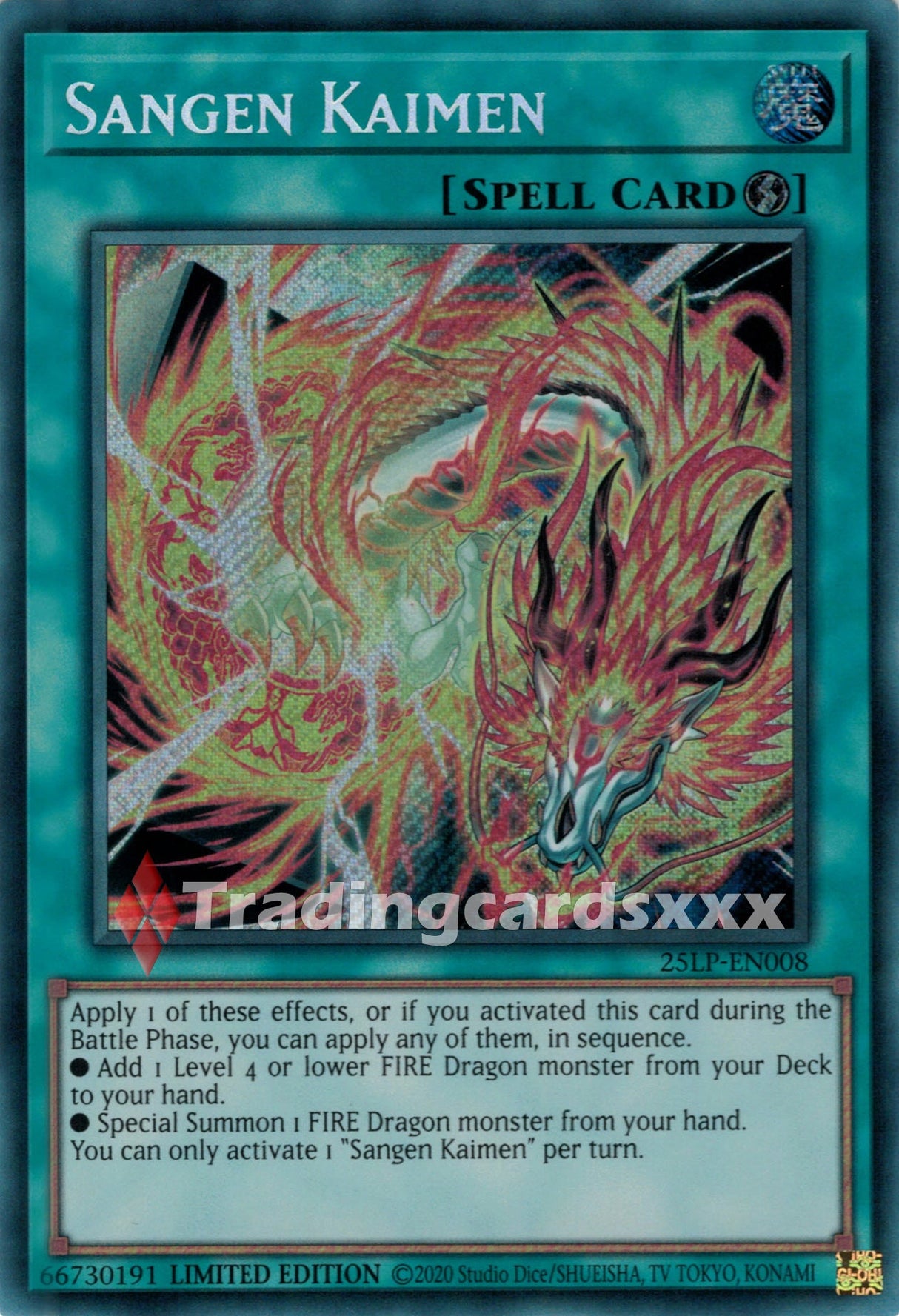 Yu-Gi-Oh! Sangen Kaimen : SE 25LP-EN008