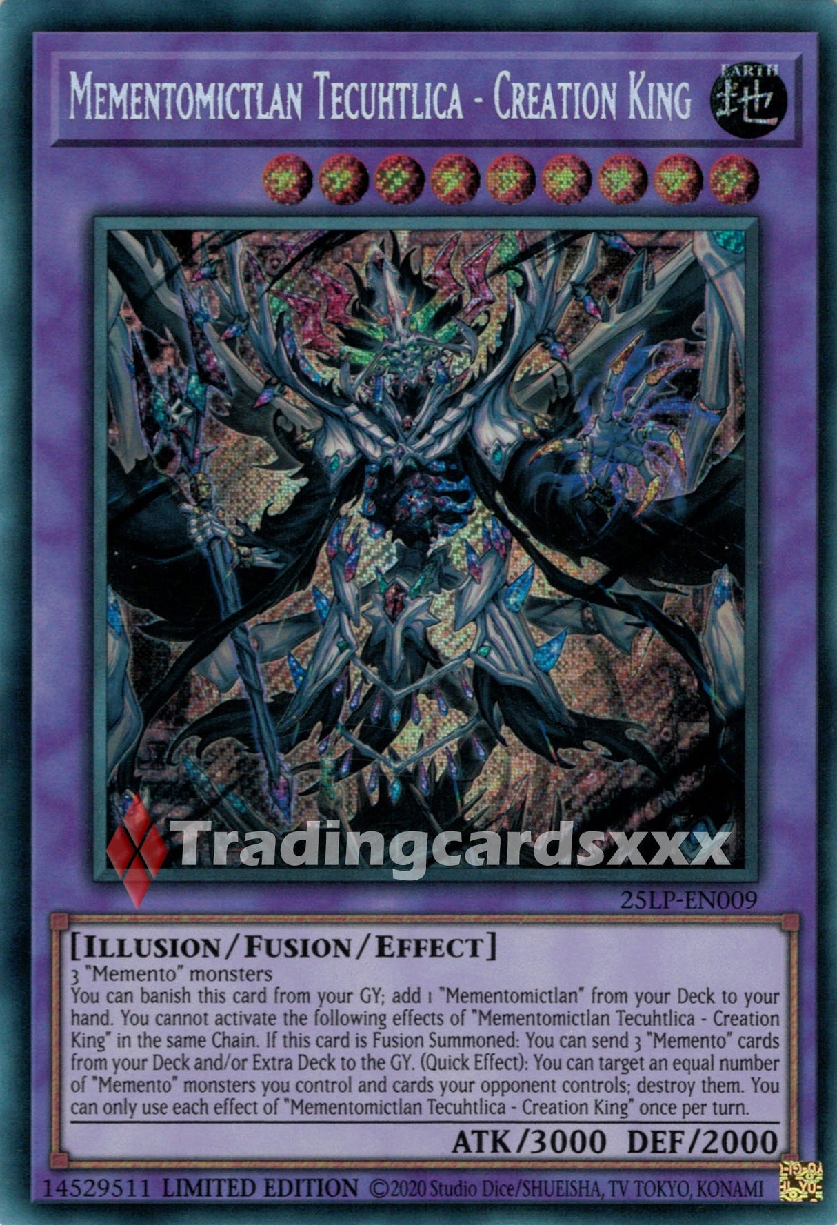 Yu-Gi-Oh! Mementomictlan Tecuhtlica - Creation King : SE 25LP-EN009