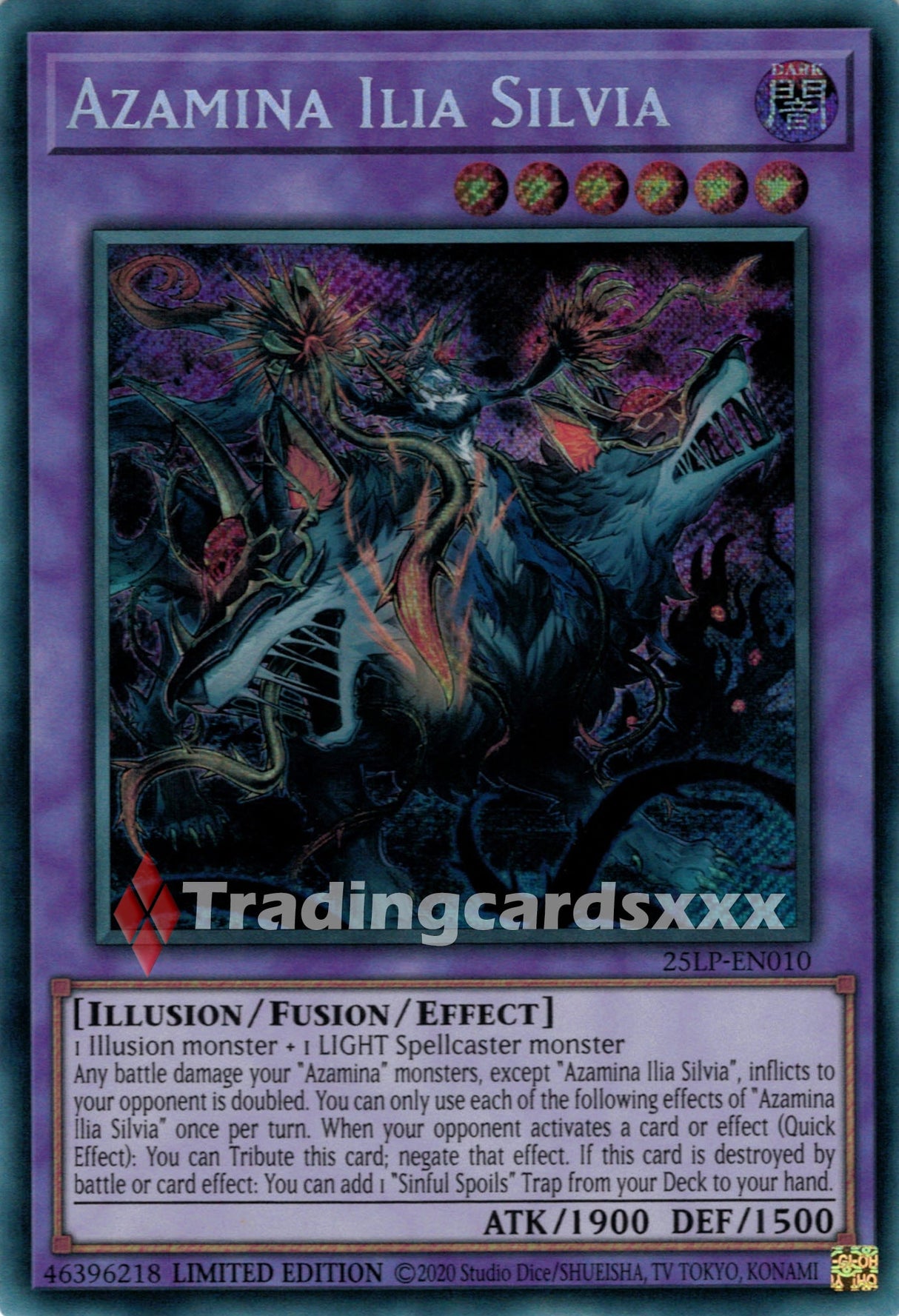 Yu-Gi-Oh! Azamina Ilia Silvia : SE 25LP-EN010