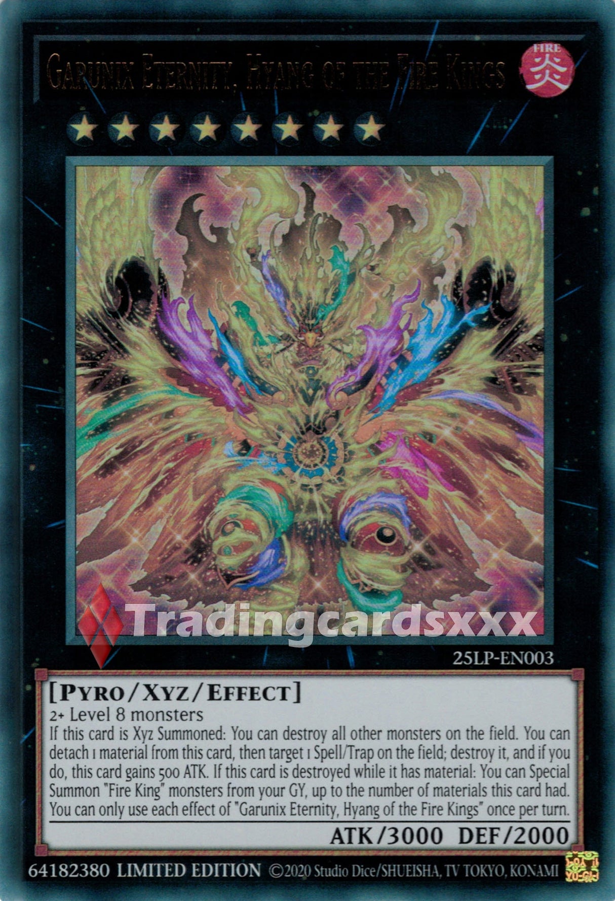 Yu-Gi-Oh! Garunix Eternity, Hyang of the Fire Kings : UR 25LP-EN003