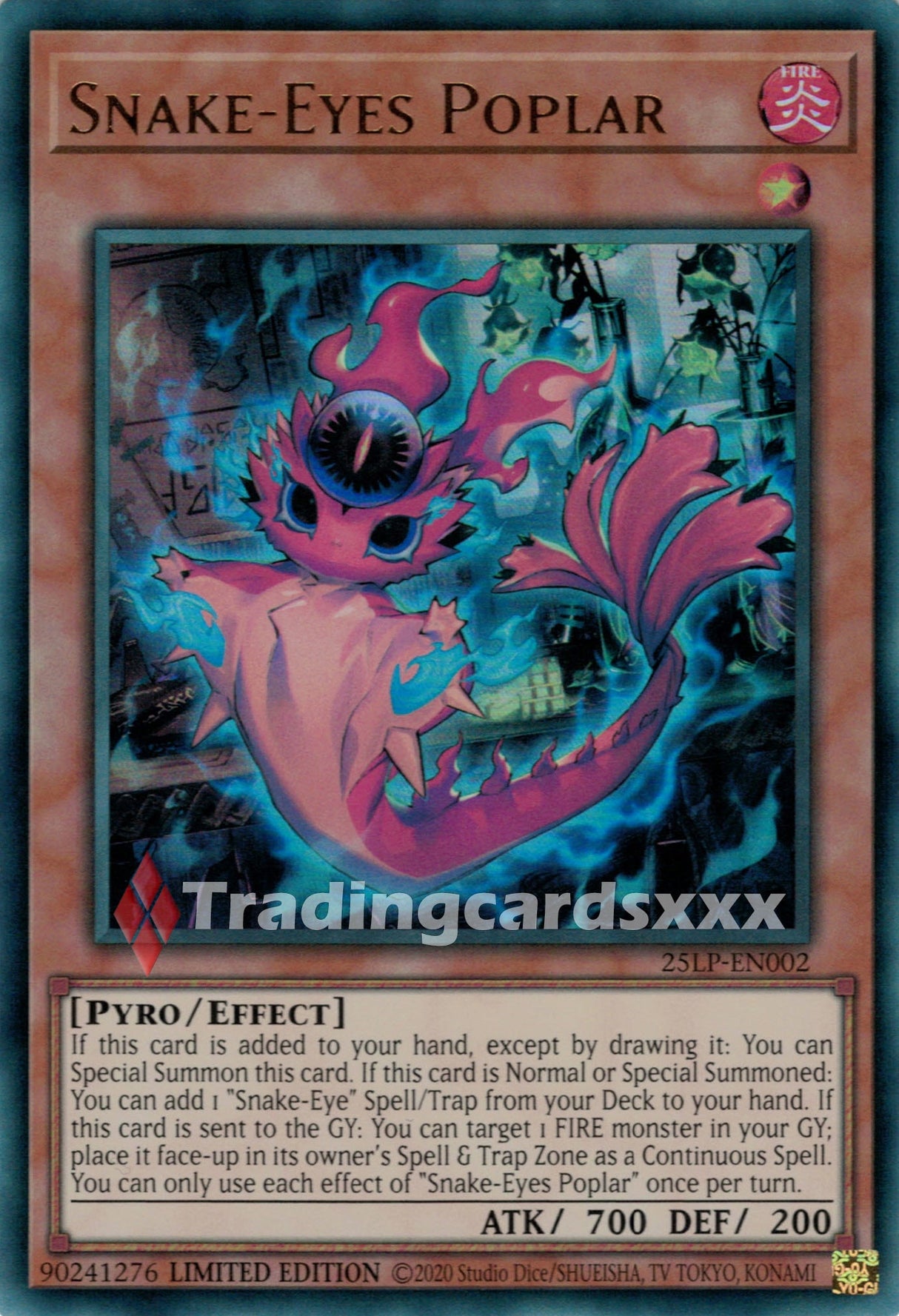 Yu-Gi-Oh! Snake-Eyes Poplar : UR 25LP-EN002