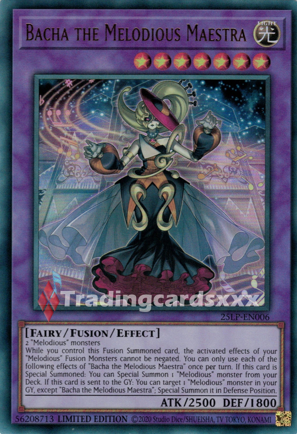 Yu-Gi-Oh! Bacha the Melodious Maestra : UR 25LP-EN006