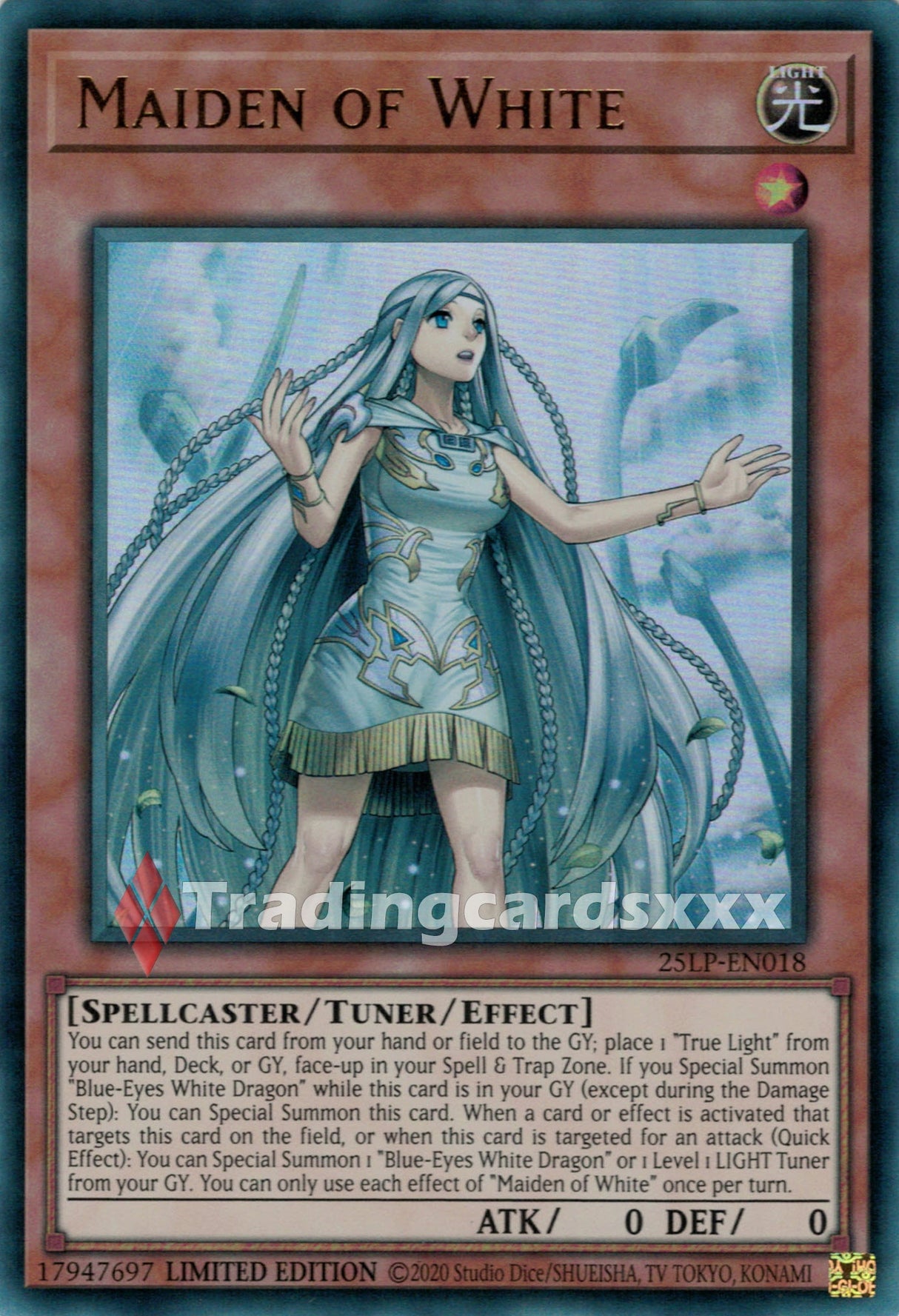 Yu-Gi-Oh! Maiden of White : UR 25LP-EN018