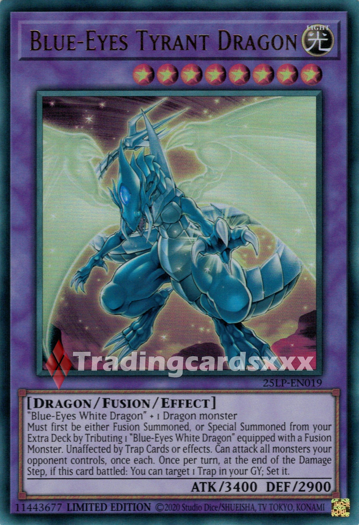 Yu-Gi-Oh! Blue-Eyes Tyrant Dragon : UR 25LP-EN019