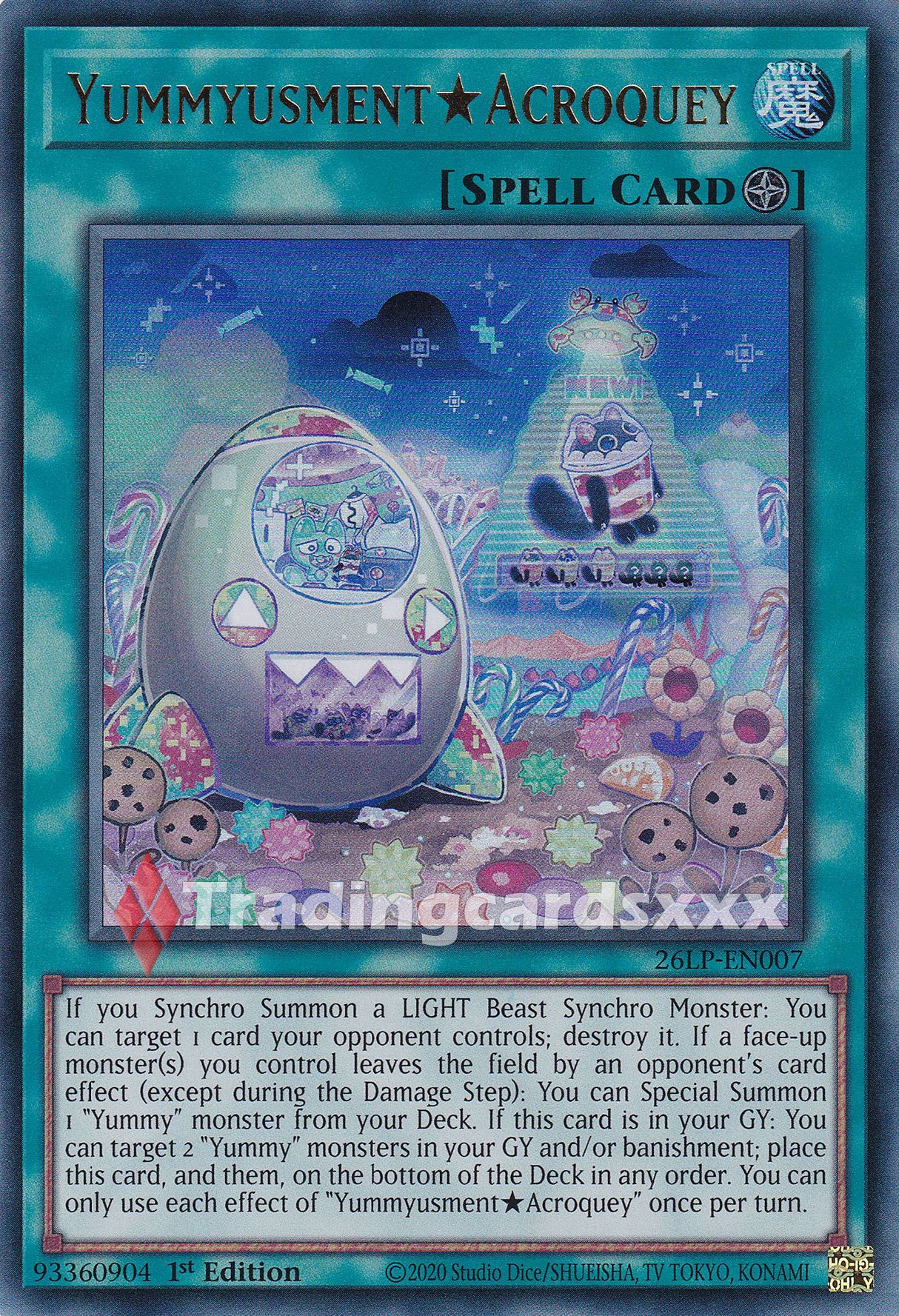 Yu-Gi-Oh! Yummyusment★Acroquey : UR 26LP-EN007