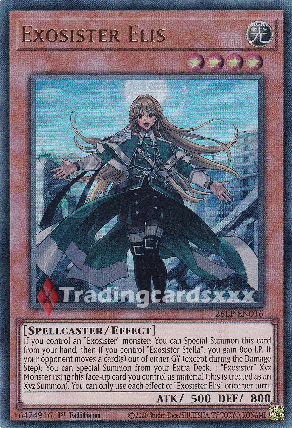 Yu-Gi-Oh! Exosister Elis : UR 26LP-EN016