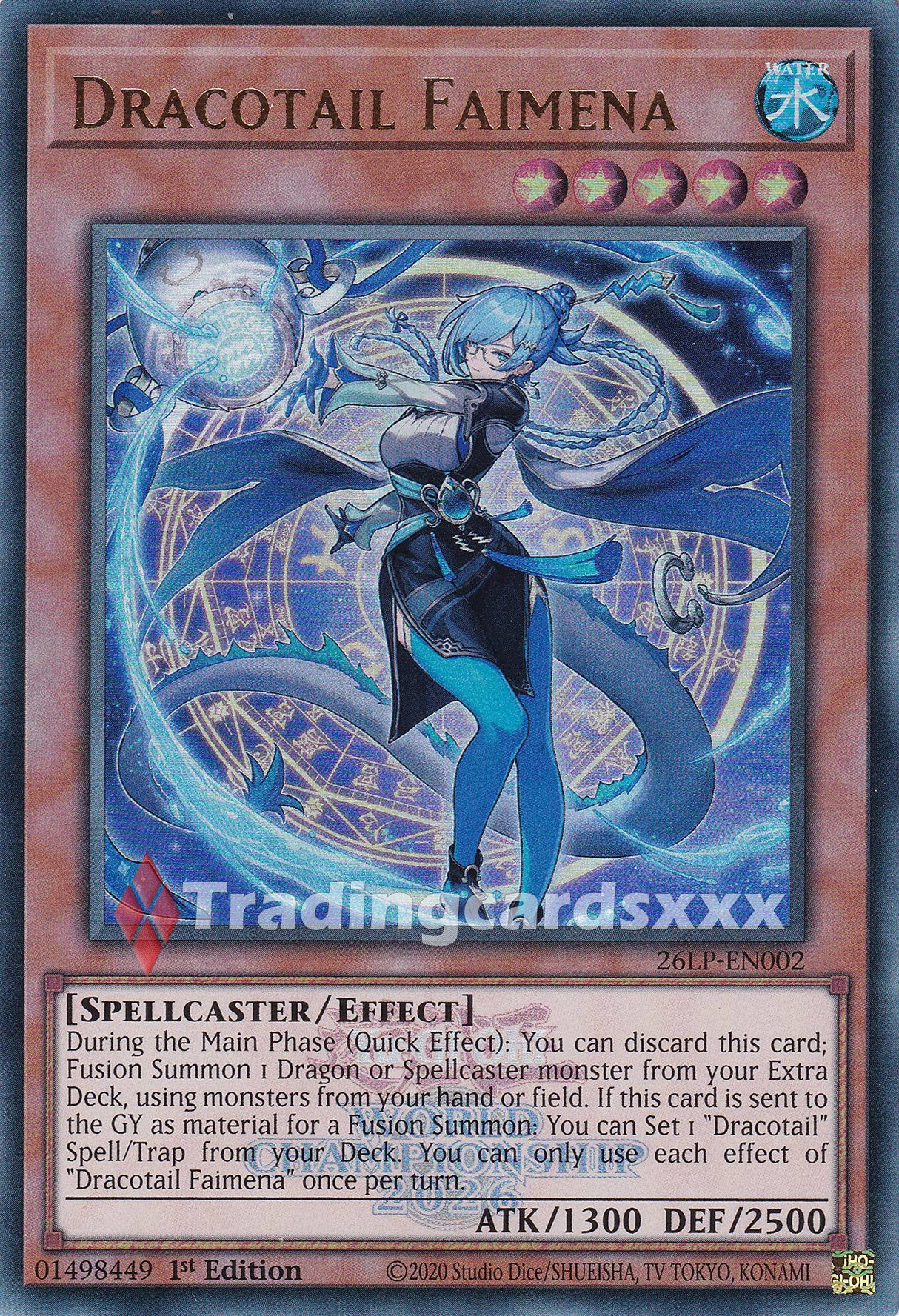 Yu-Gi-Oh! Dracotail Faimena : UR STAMP 26LP-EN002
