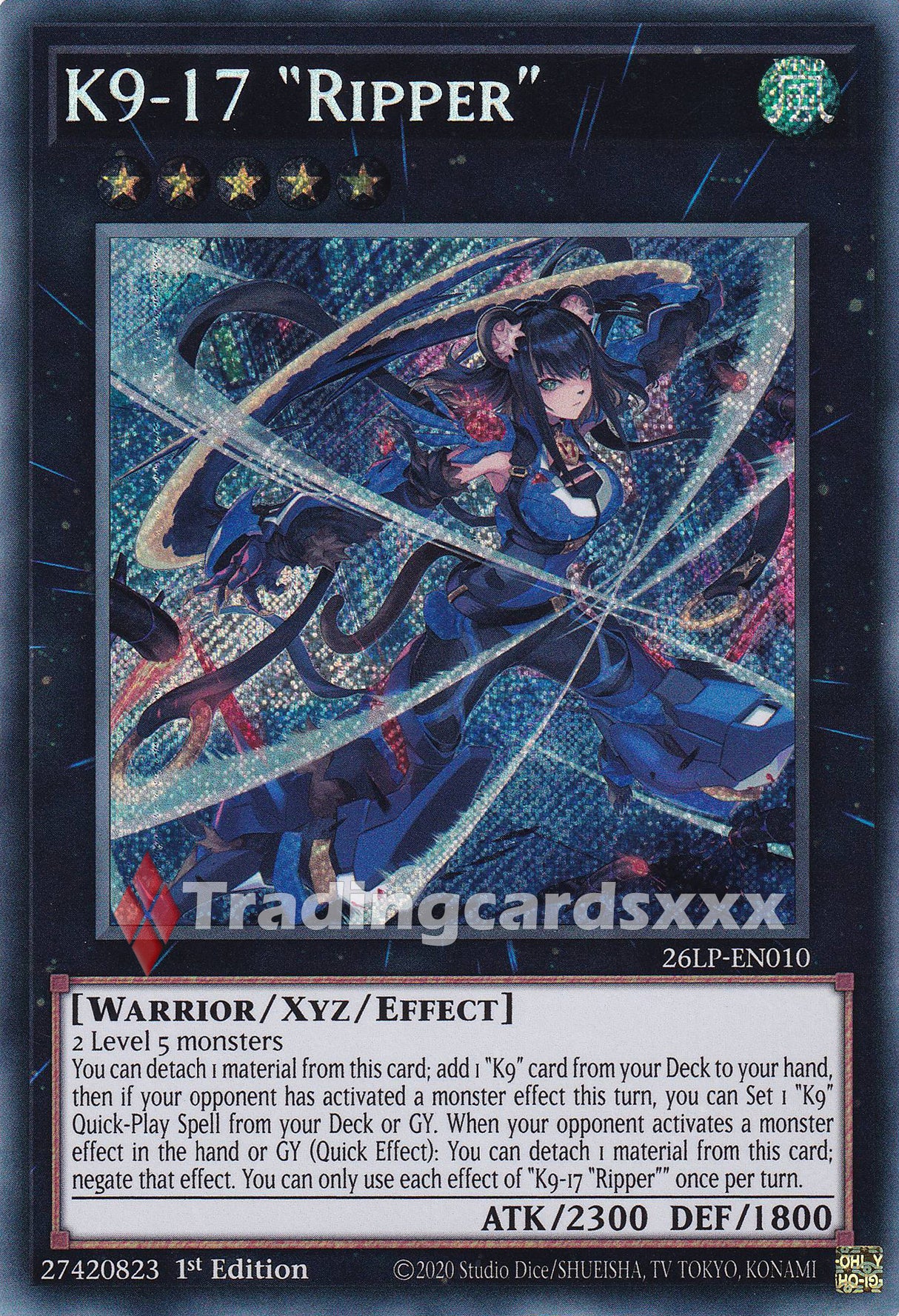 Yu-Gi-Oh! K9-17 "Ripper" : SE 26LP-EN010