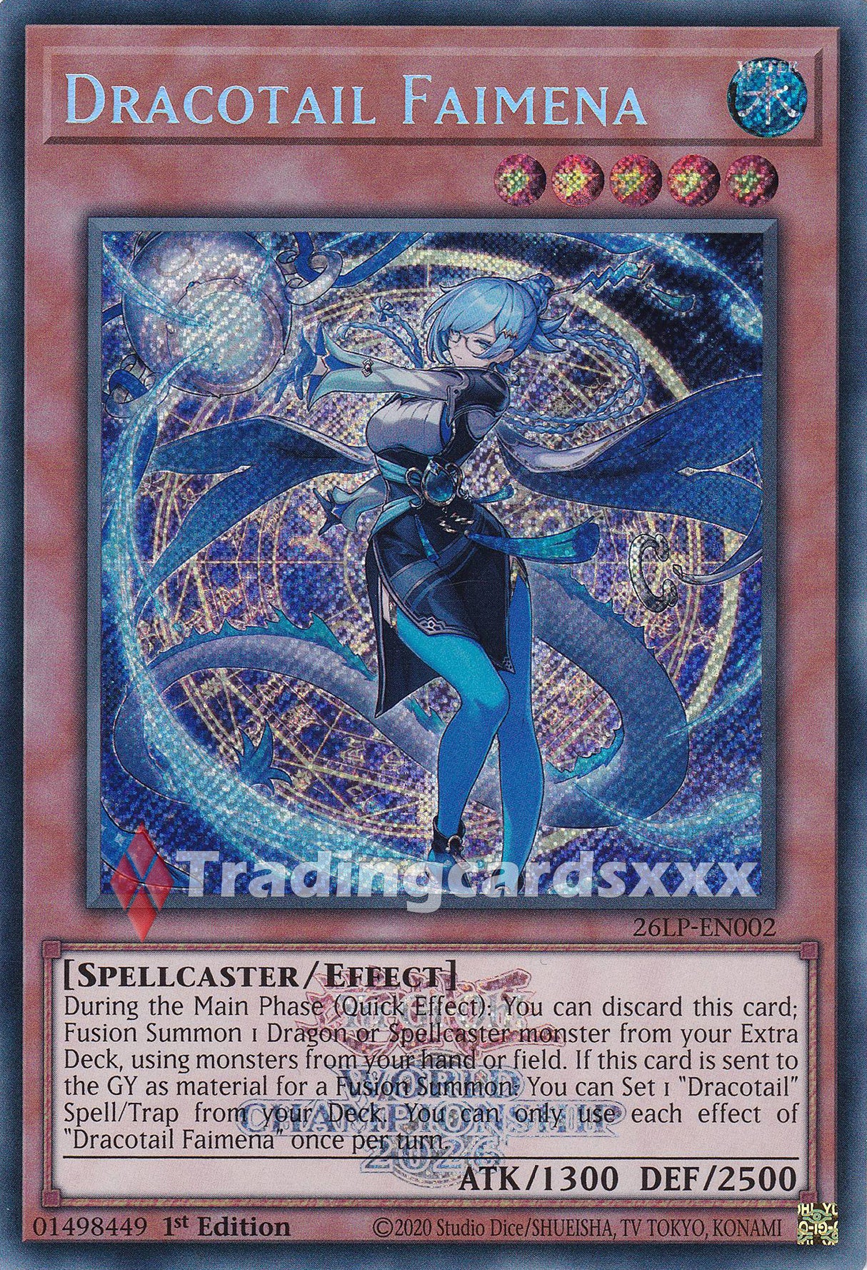 Yu-Gi-Oh! Dracotail Faimena : SE STAMP 26LP-EN002