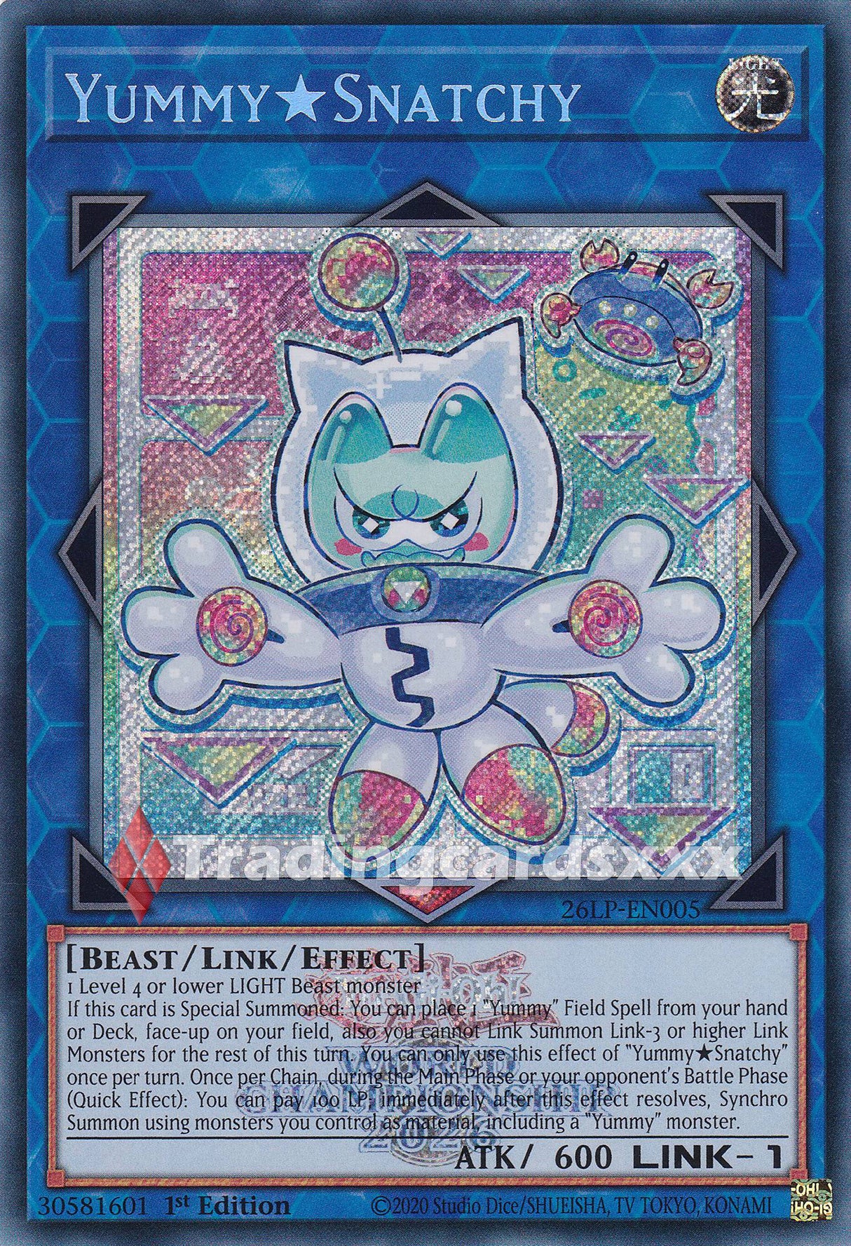 Yu-Gi-Oh! Yummy★Snatchy : SE STAMP 26LP-EN005