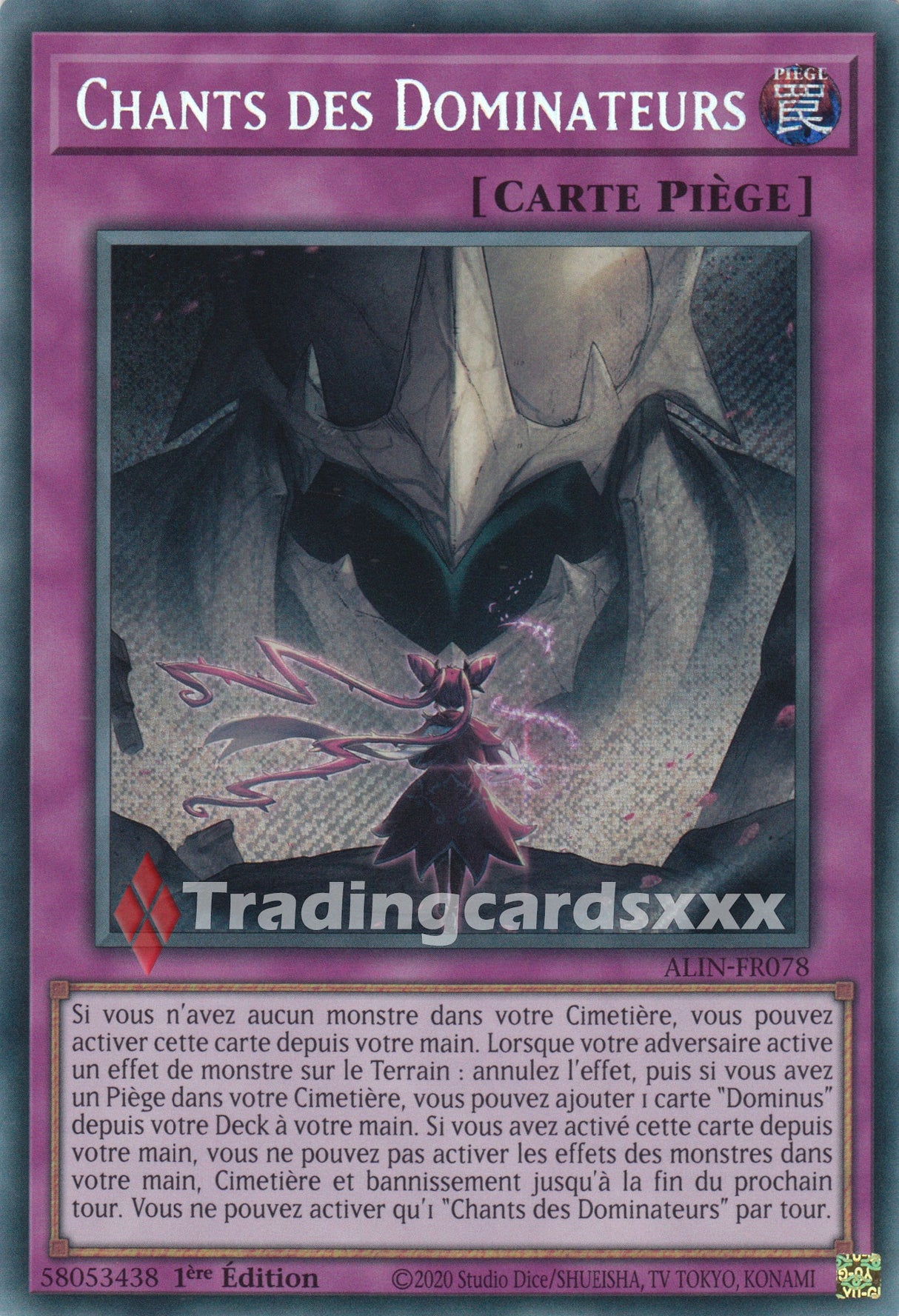 Yu-Gi-Oh! Chants des Dominateurs : SE ALIN-FR078