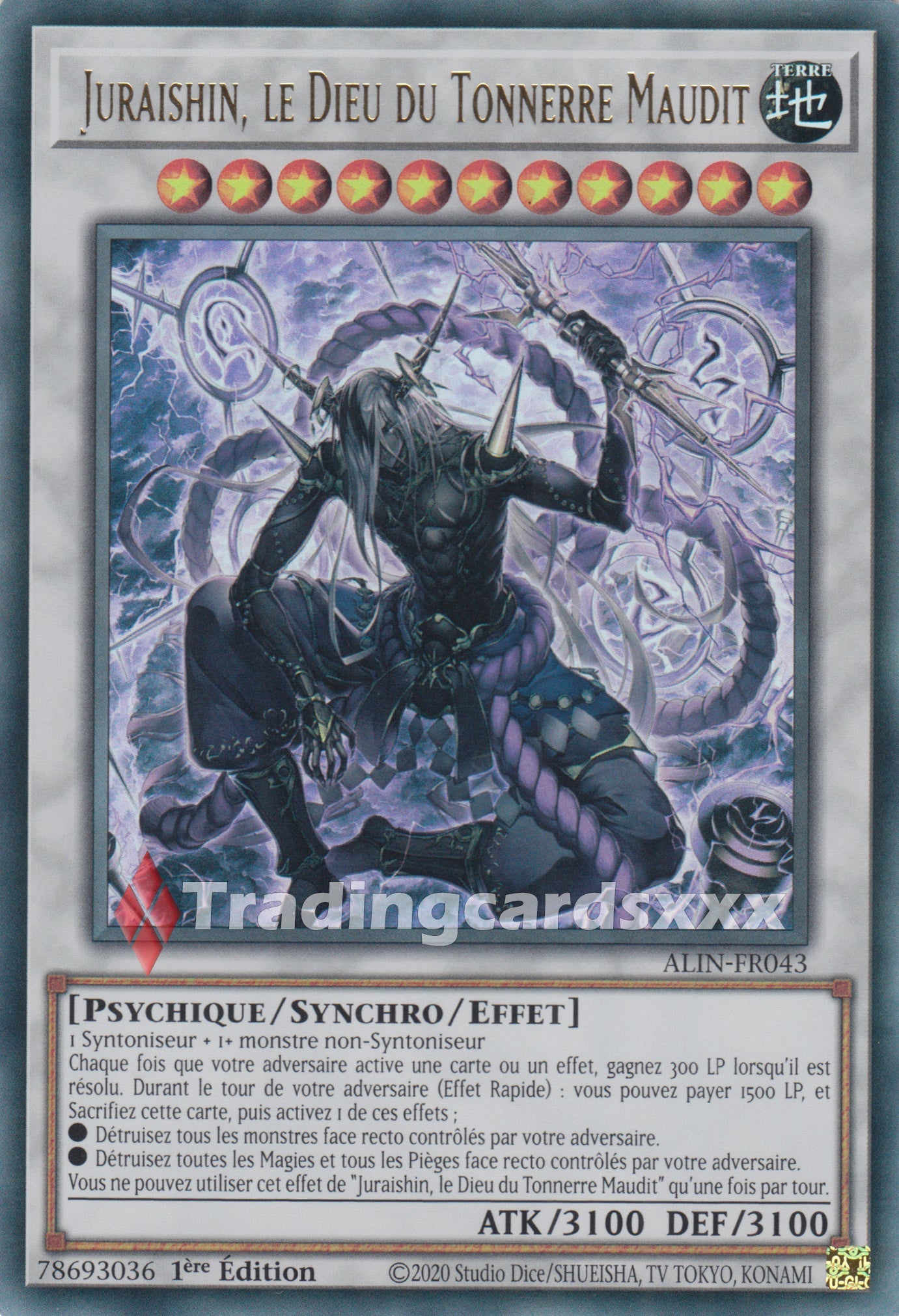 Yu-Gi-Oh! Juraishin, le Dieu du Tonnerre Maudit : UR ALIN-FR043