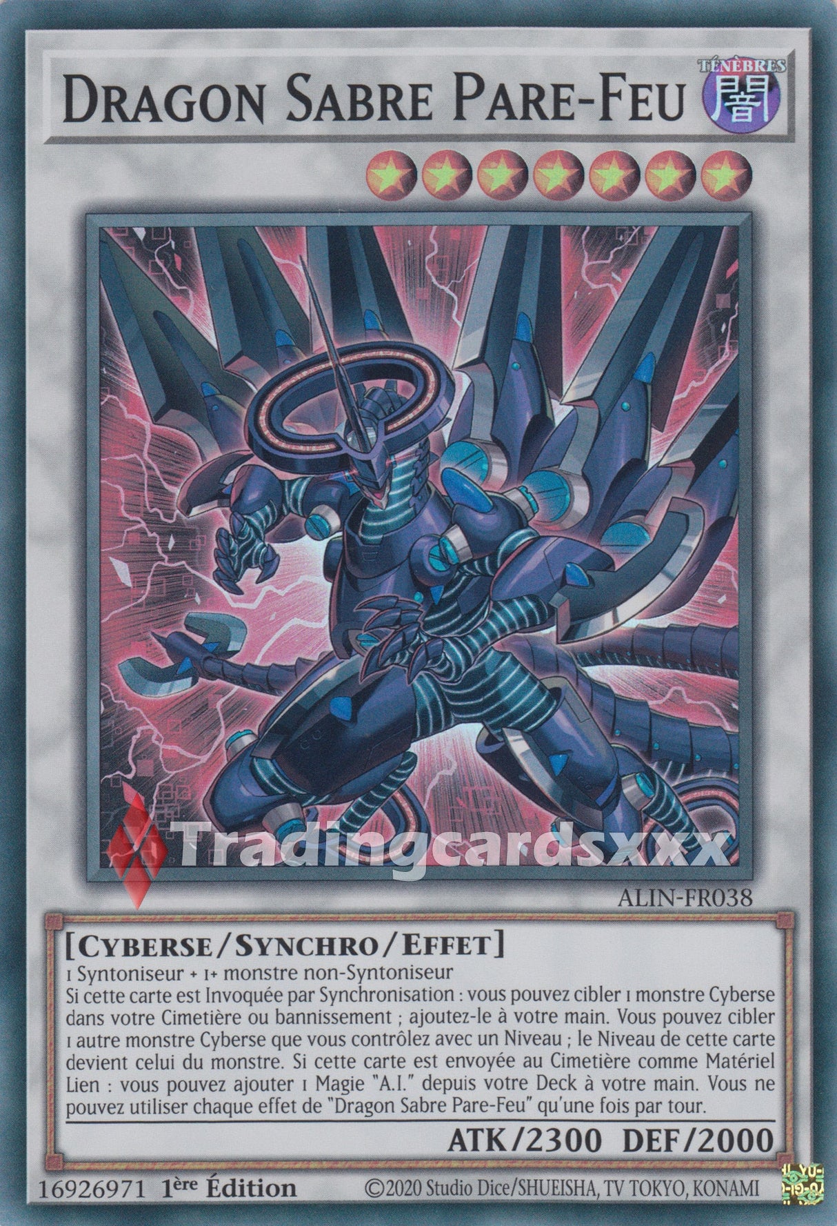 Yu-Gi-Oh! Dragon Sabre Pare-Feu : SR ALIN-FR038