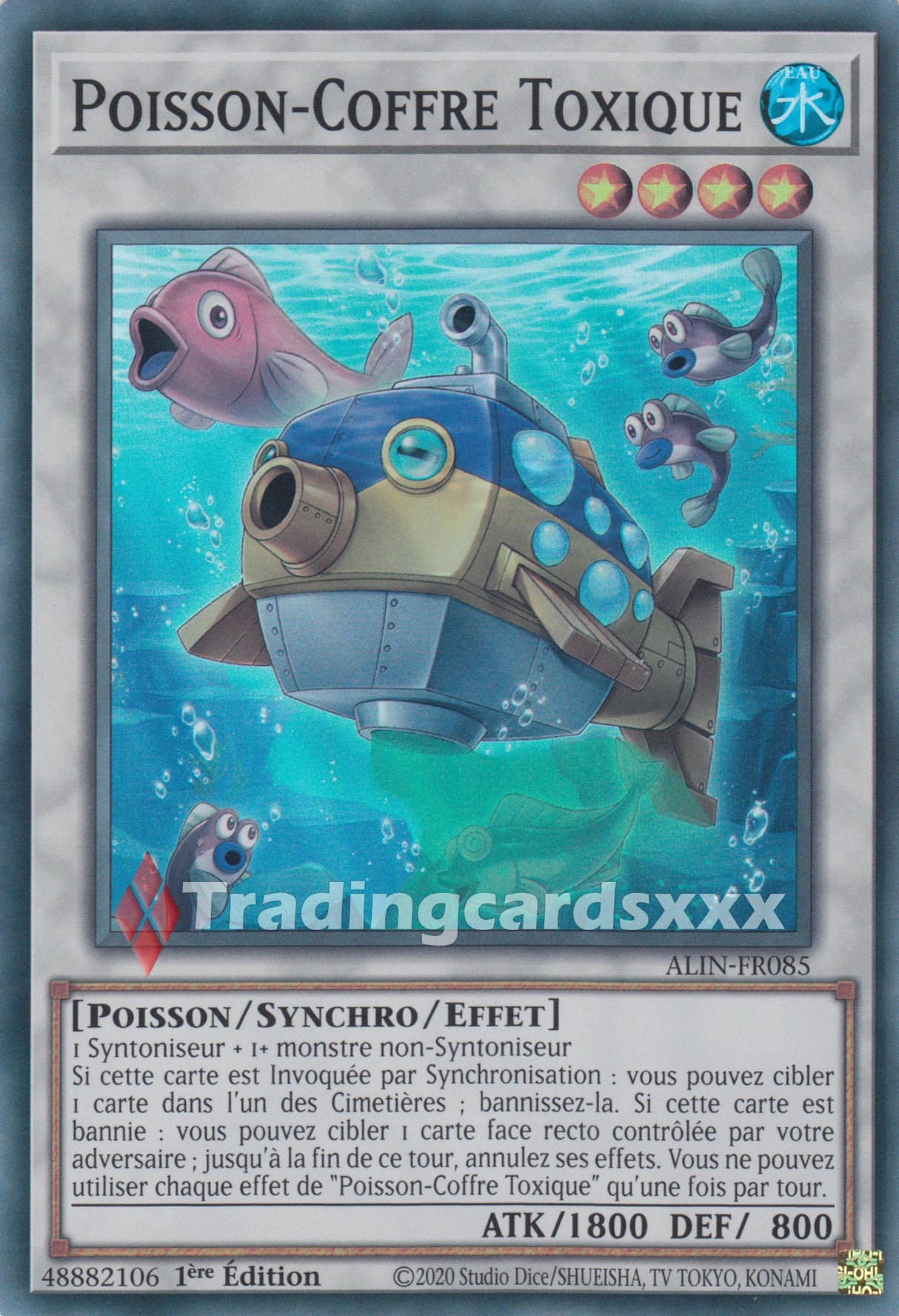 Yu-Gi-Oh! Poisson-Coffre Toxique : SR ALIN-FR085