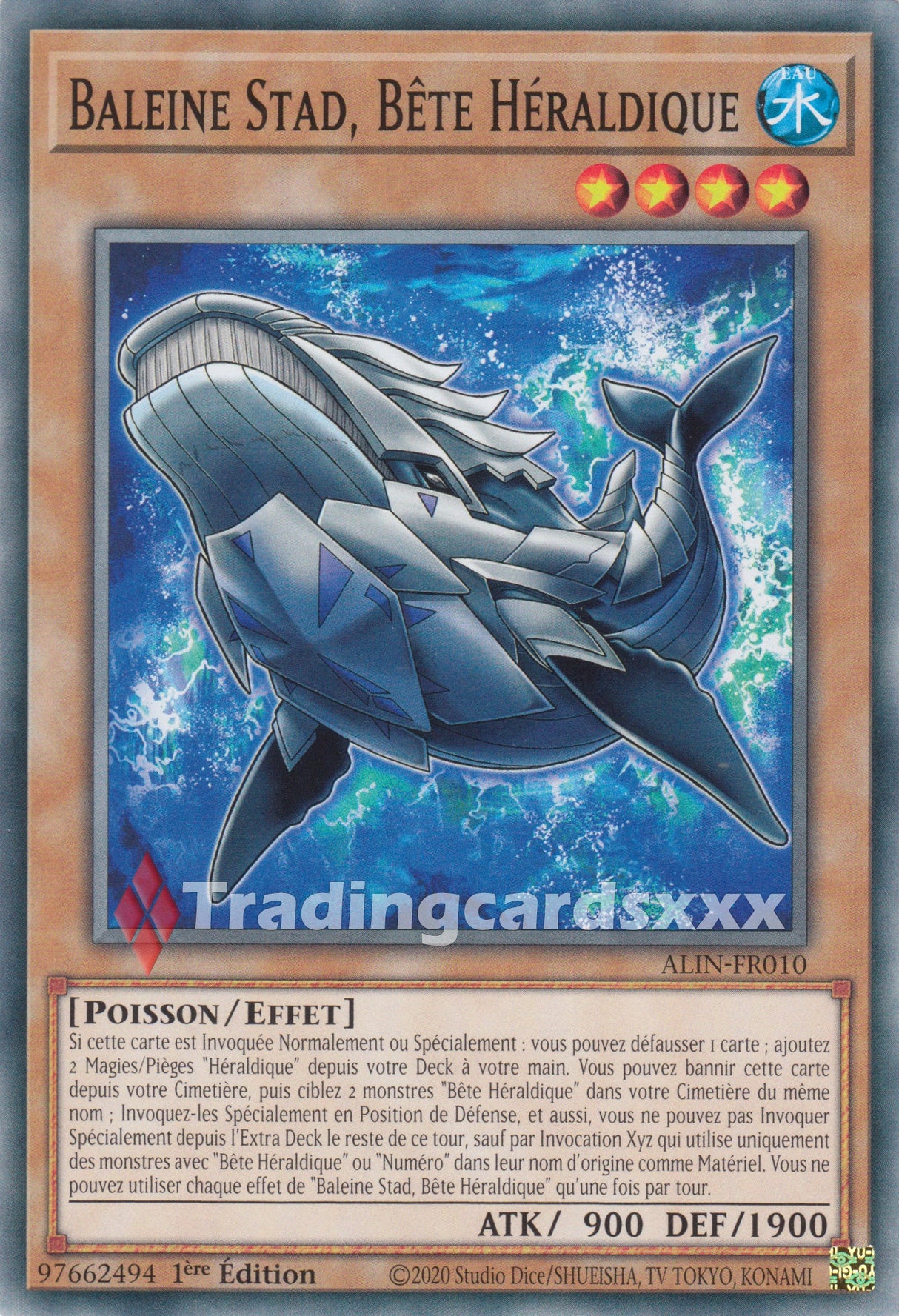 Yu-Gi-Oh! Baleine Stad, Bête Héraldique : C ALIN-FR010