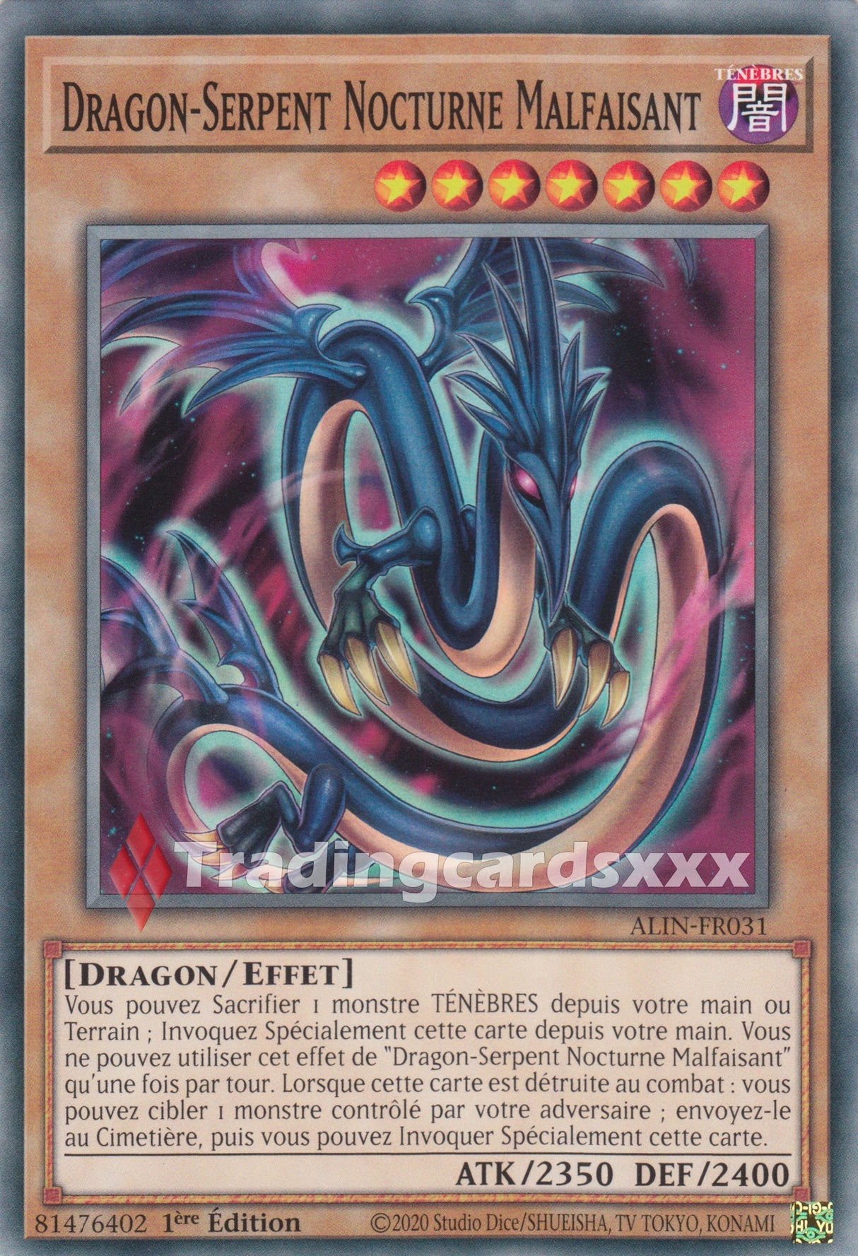 Yu-Gi-Oh! Dragon-Serpent Nocturne Malfaisant : C ALIN-FR031