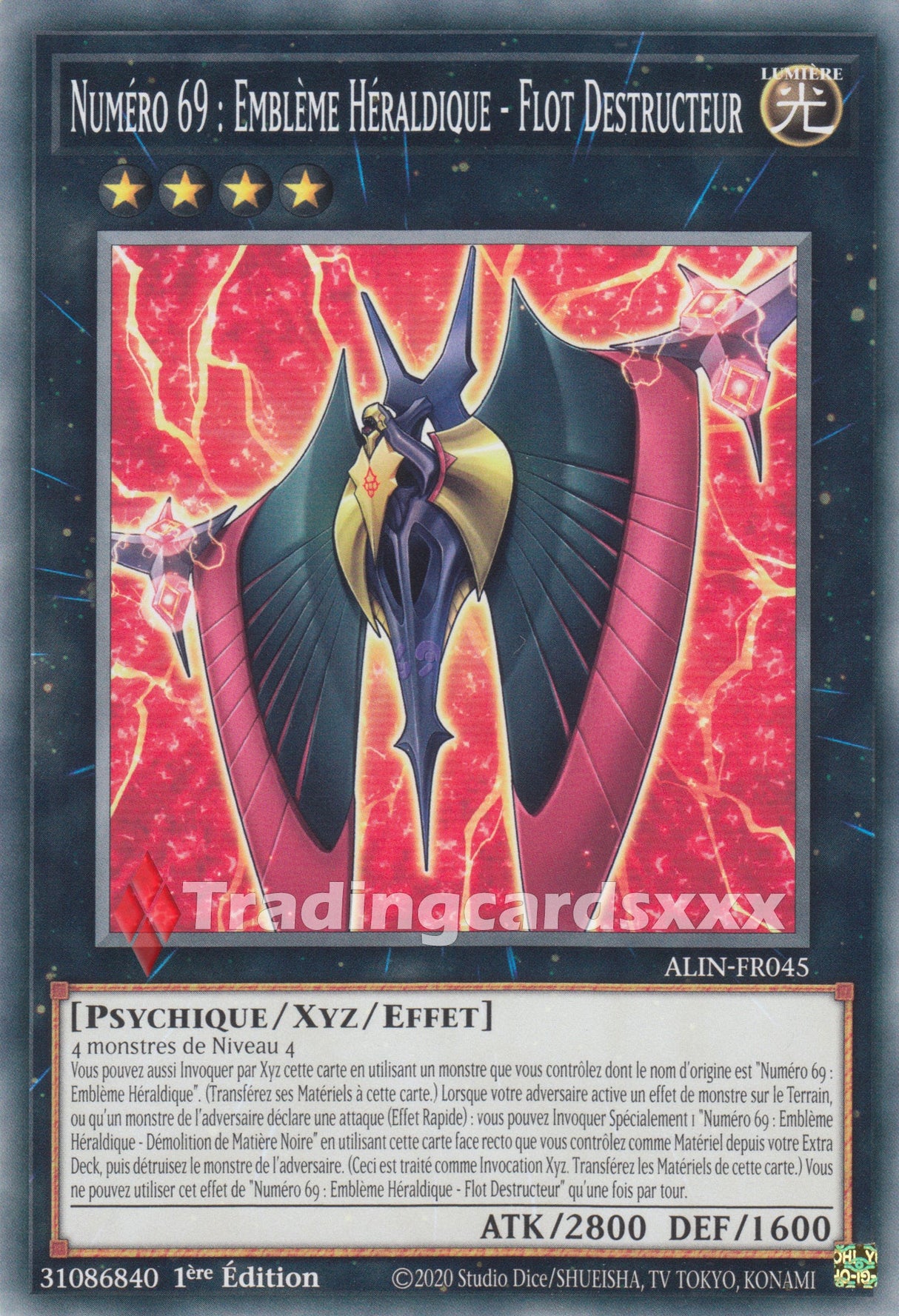 Yu-Gi-Oh! Numéro 69 : Emblème Héraldique - Flot Destructeur : C ALIN-FR045