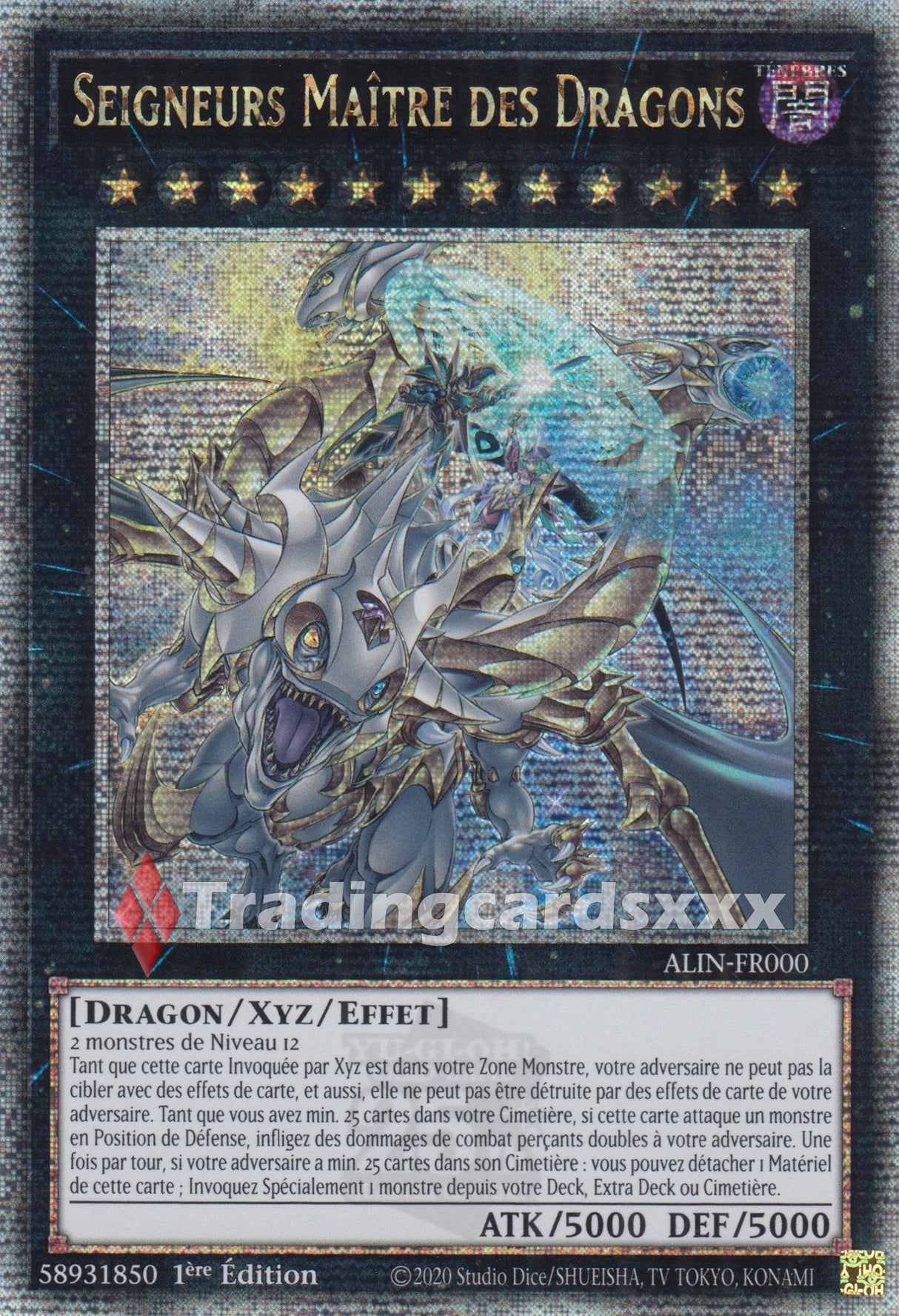 Yu-Gi-Oh! Seigneurs Maître des Dragons : QCSE ALIN-FR000