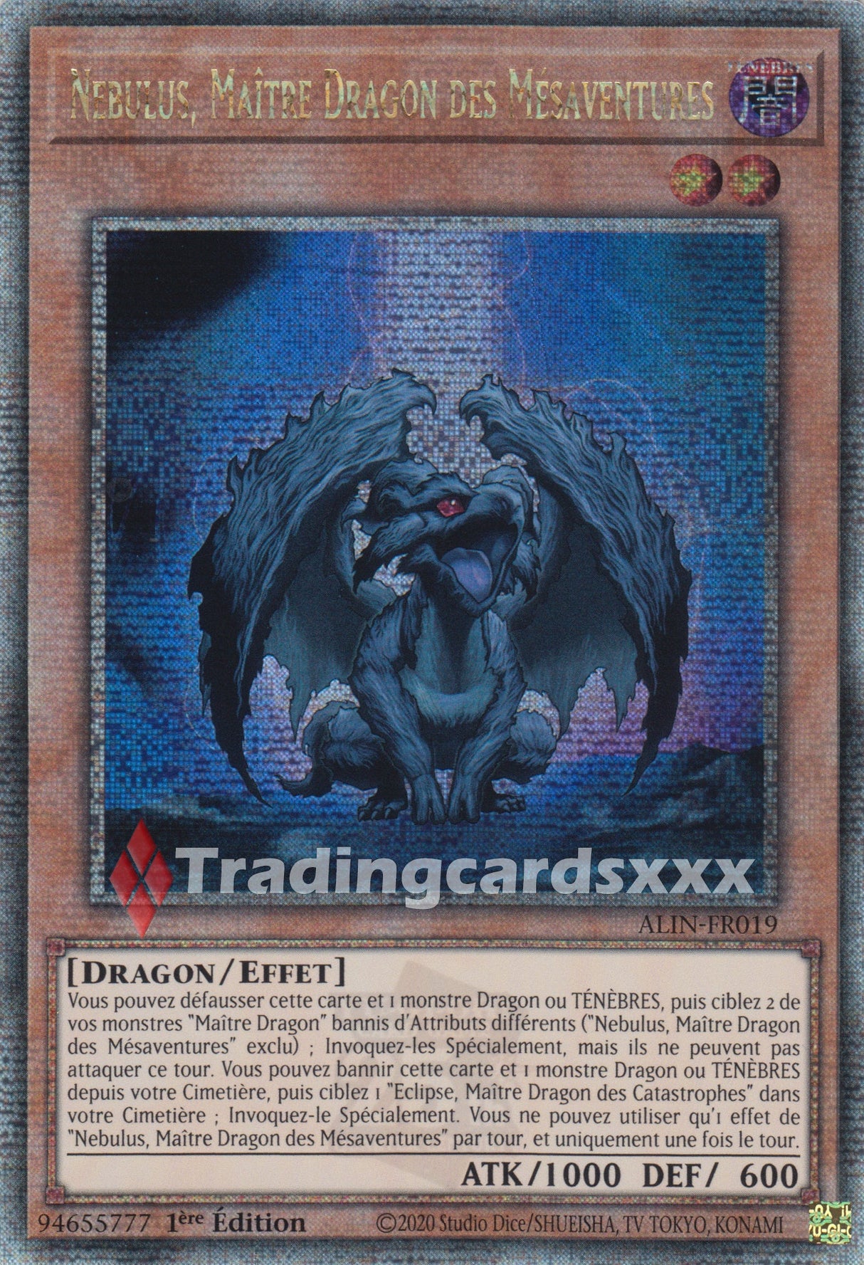 Yu-Gi-Oh! Nebulus, Maître Dragon des Mésaventures : QCSE ALIN-FR019