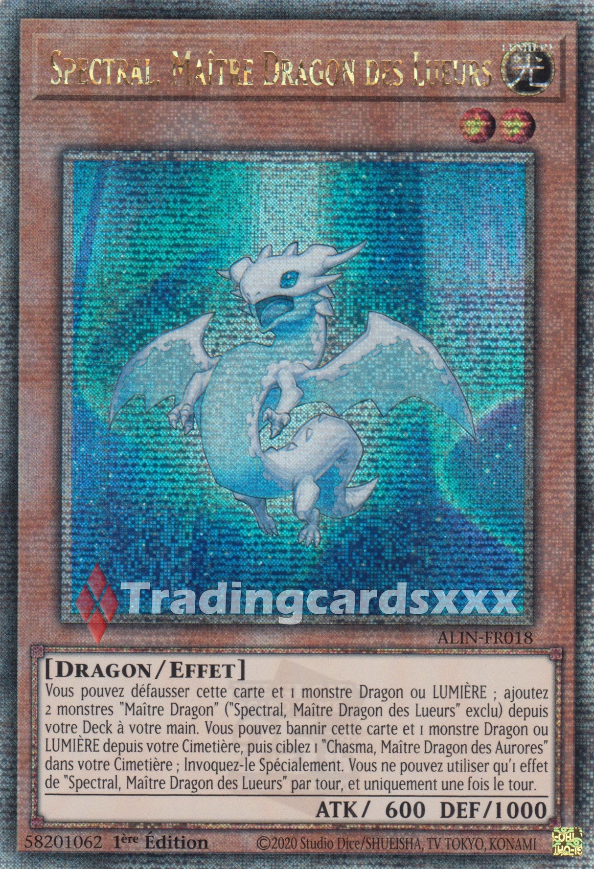 Yu-Gi-Oh! Spectral, Maître Dragon des Lueurs : QCSE ALIN-FR018