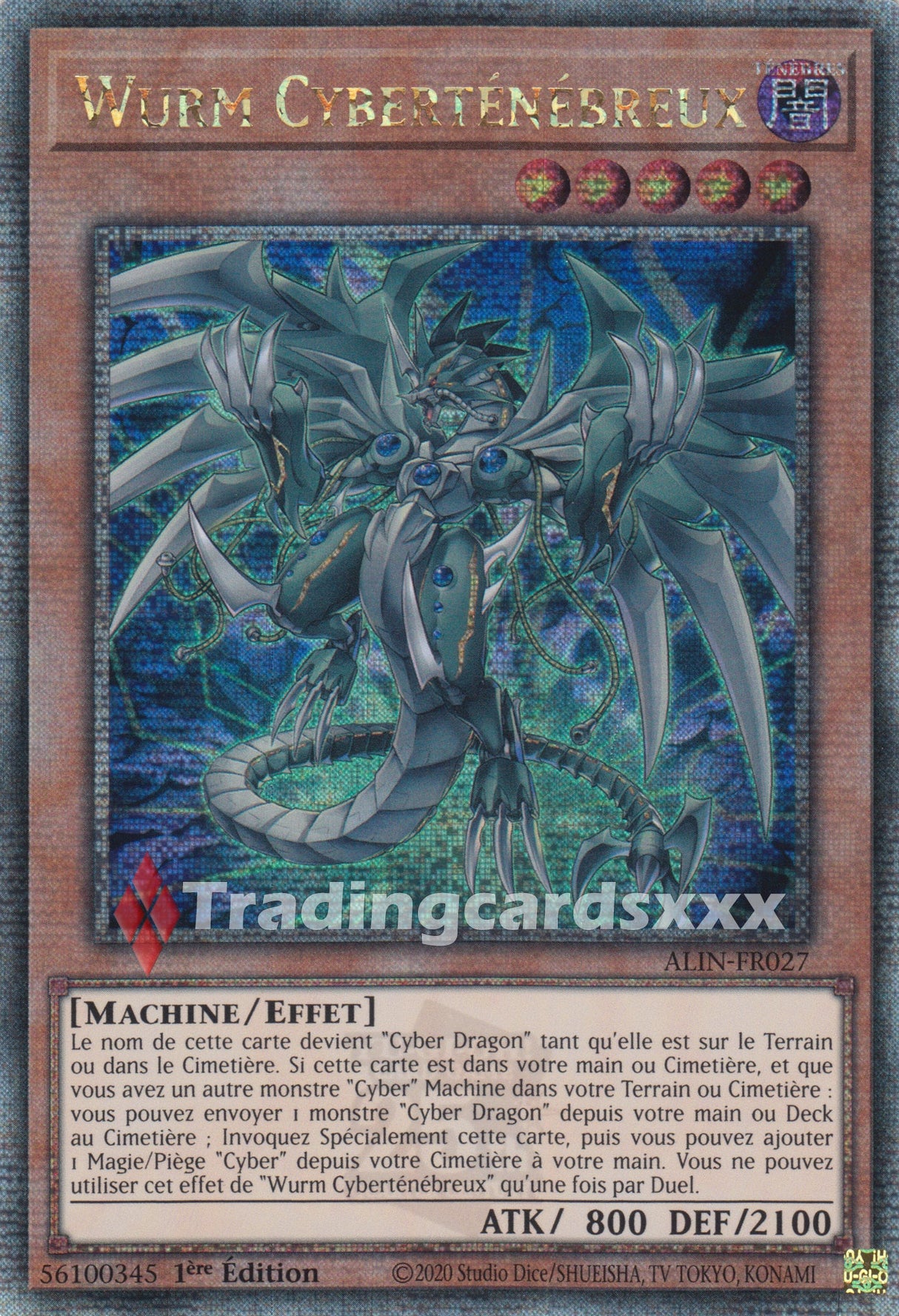 Yu-Gi-Oh! Wurm Cyberténébreux : QCSE ALIN-FR027
