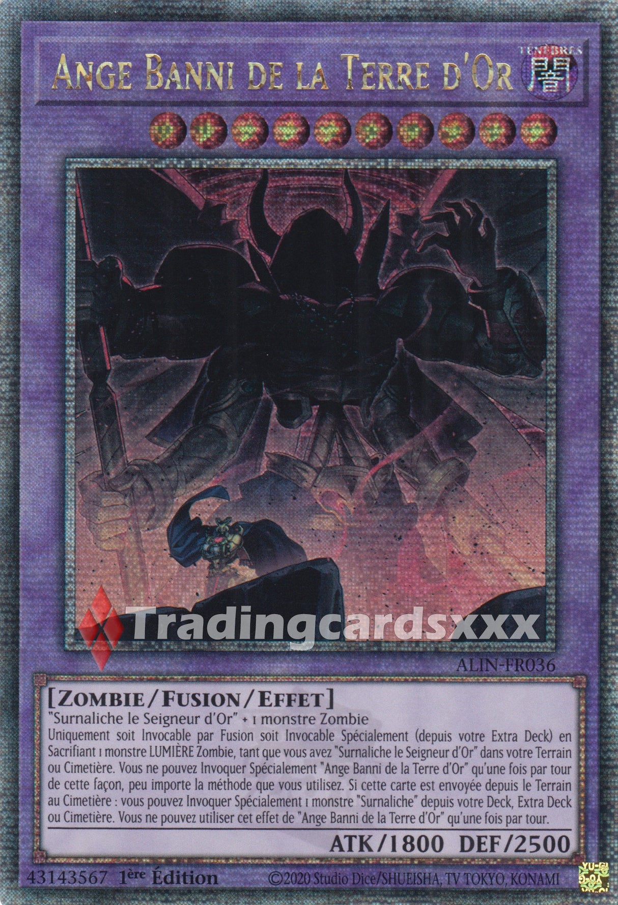 Yu-Gi-Oh! Ange Banni de la Terre d'Or : QCSE ALIN-FR036
