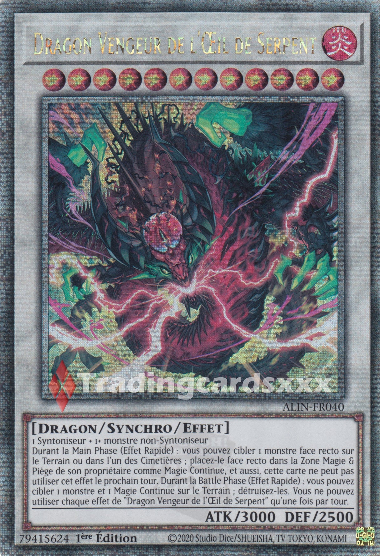 Yu-Gi-Oh! Dragon Vengeur de l'Œil de Serpent : QCSE ALIN-FR040