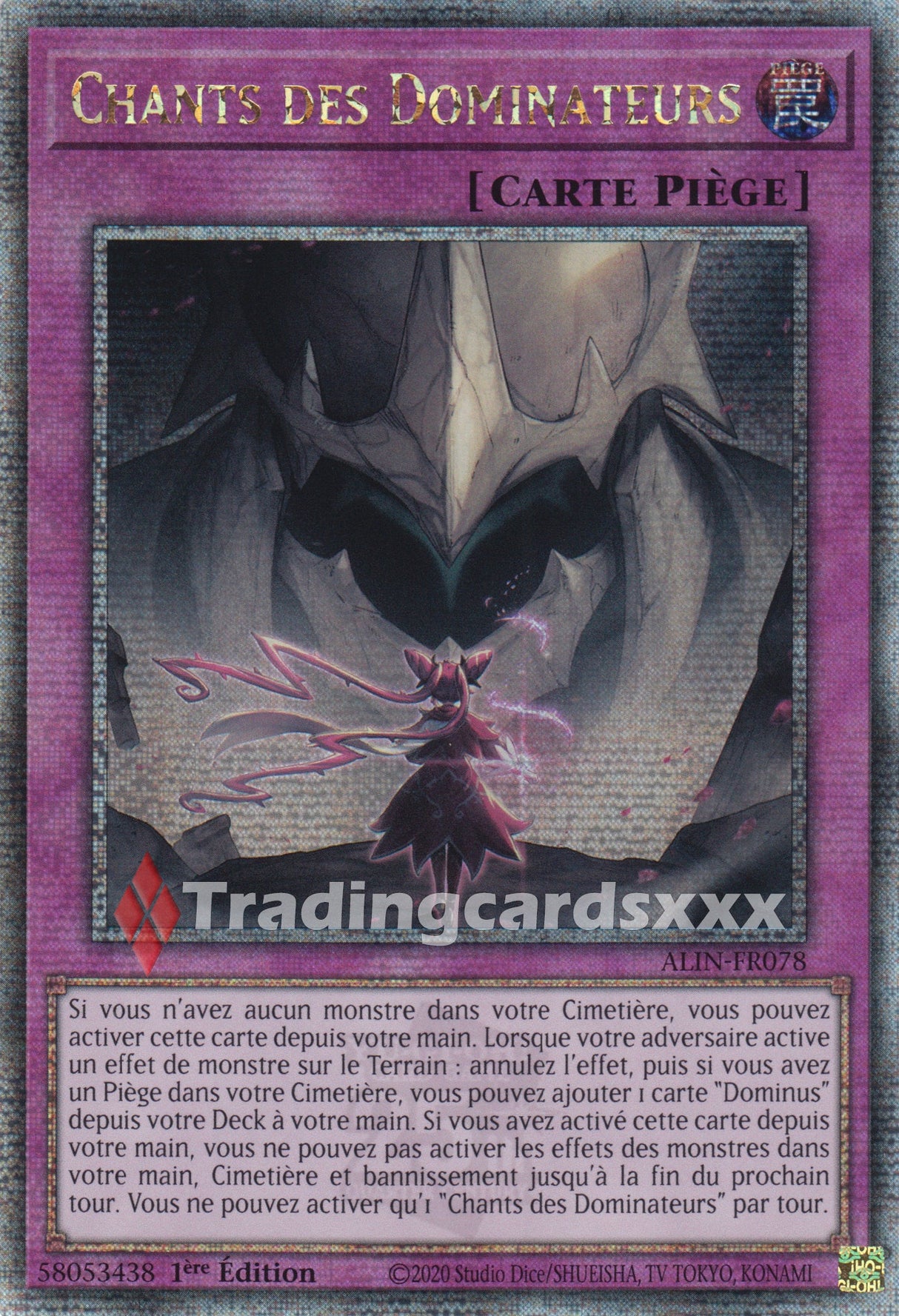 Yu-Gi-Oh! Chants des Dominateurs : QCSE ALIN-FR078