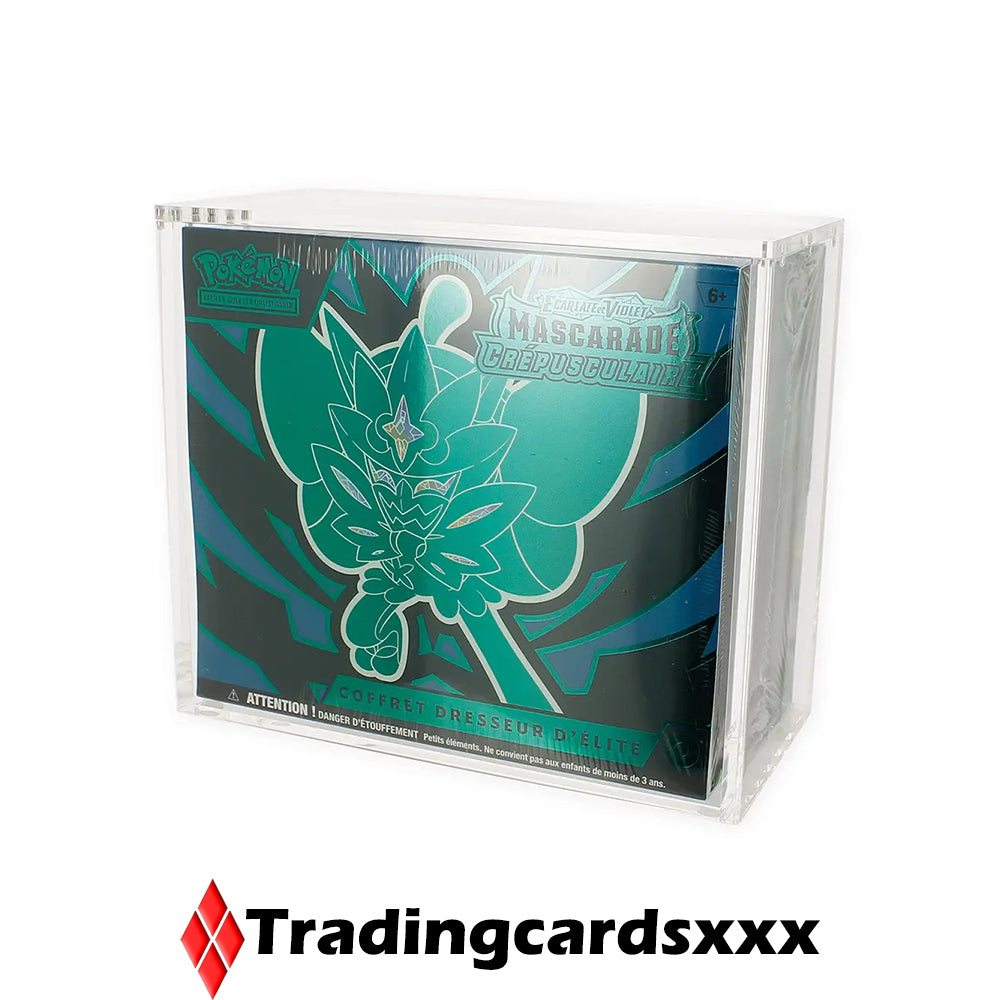 Phoenix Shield - Protection en acrylique pour ETB Pokémon : Elite Trainer Box