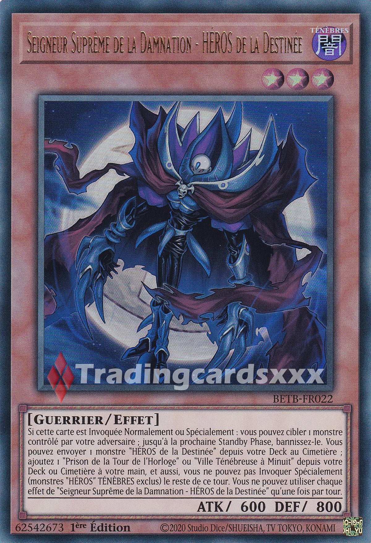 Yu-Gi-Oh! Seigneur Suprême de la Damnation - HÉROS de la Destinée : UR BETB-FR022