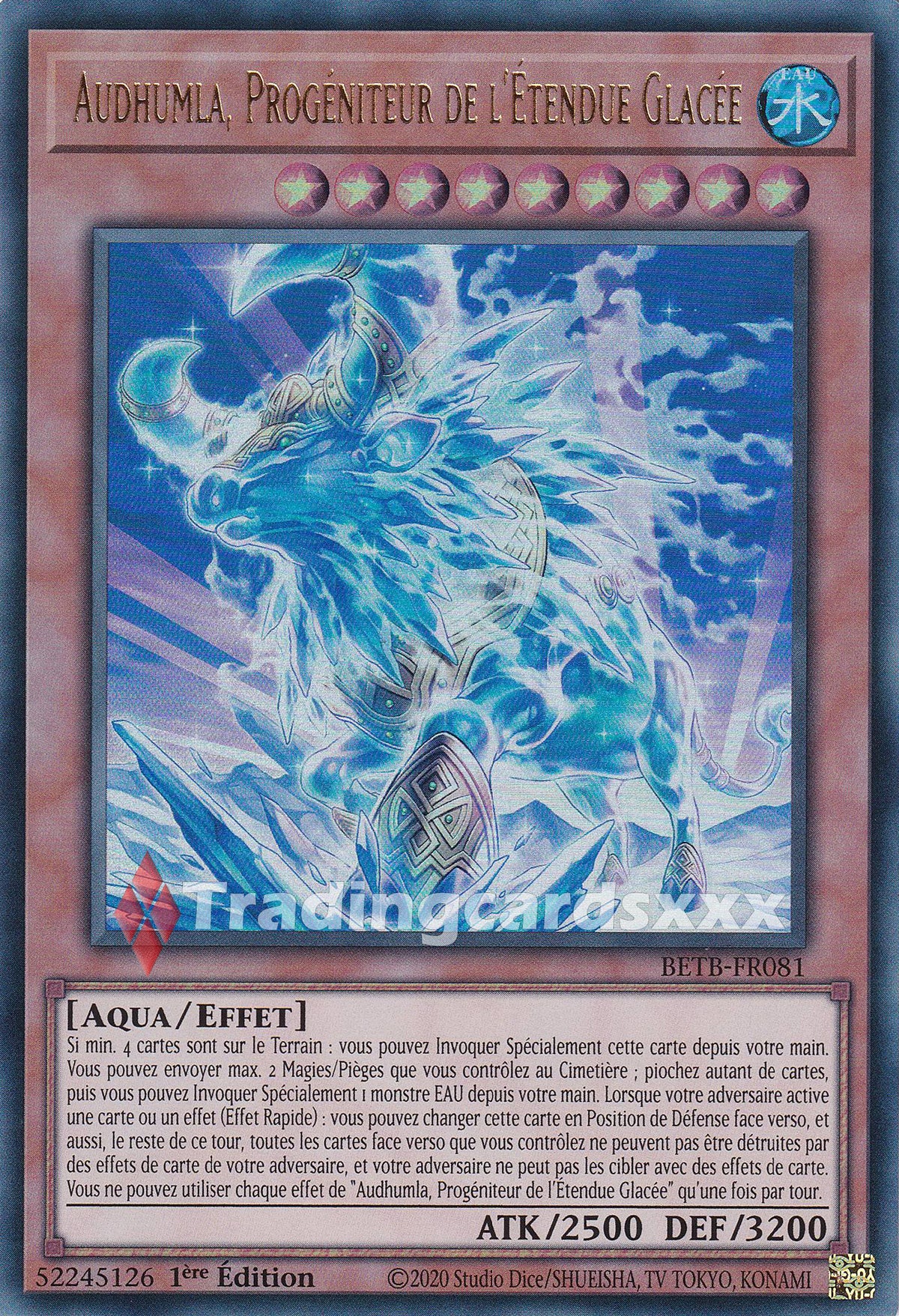 Yu-Gi-Oh! Audhumla, Progéniteur de l'Étendue Glacée : UR BETB-FR081