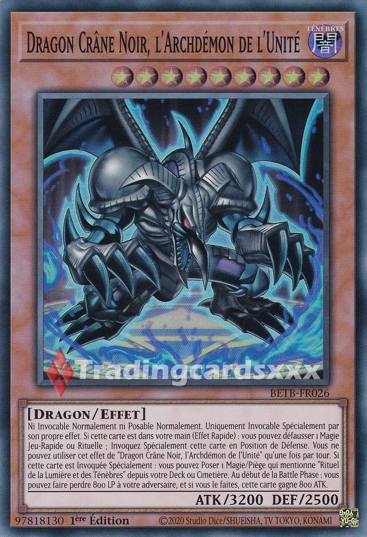 Yu-Gi-Oh! Dragon Crâne Noir, l'Archdémon de l'Unité : SR BETB-FR026