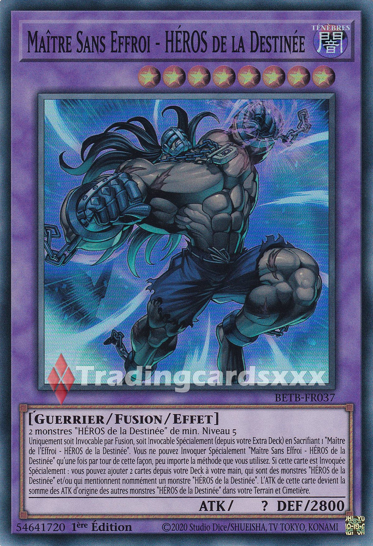 Yu-Gi-Oh! Maître Sans Effroi - HÉROS de la Destinée : SR BETB-FR037
