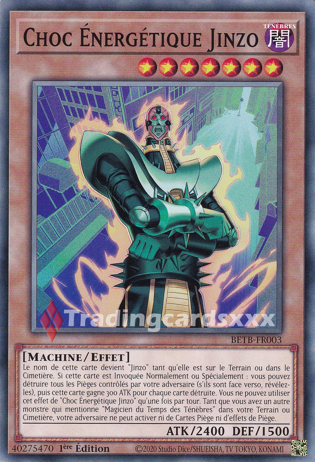 Yu-Gi-Oh! Choc Énergétique Jinzo : C BETB-FR003