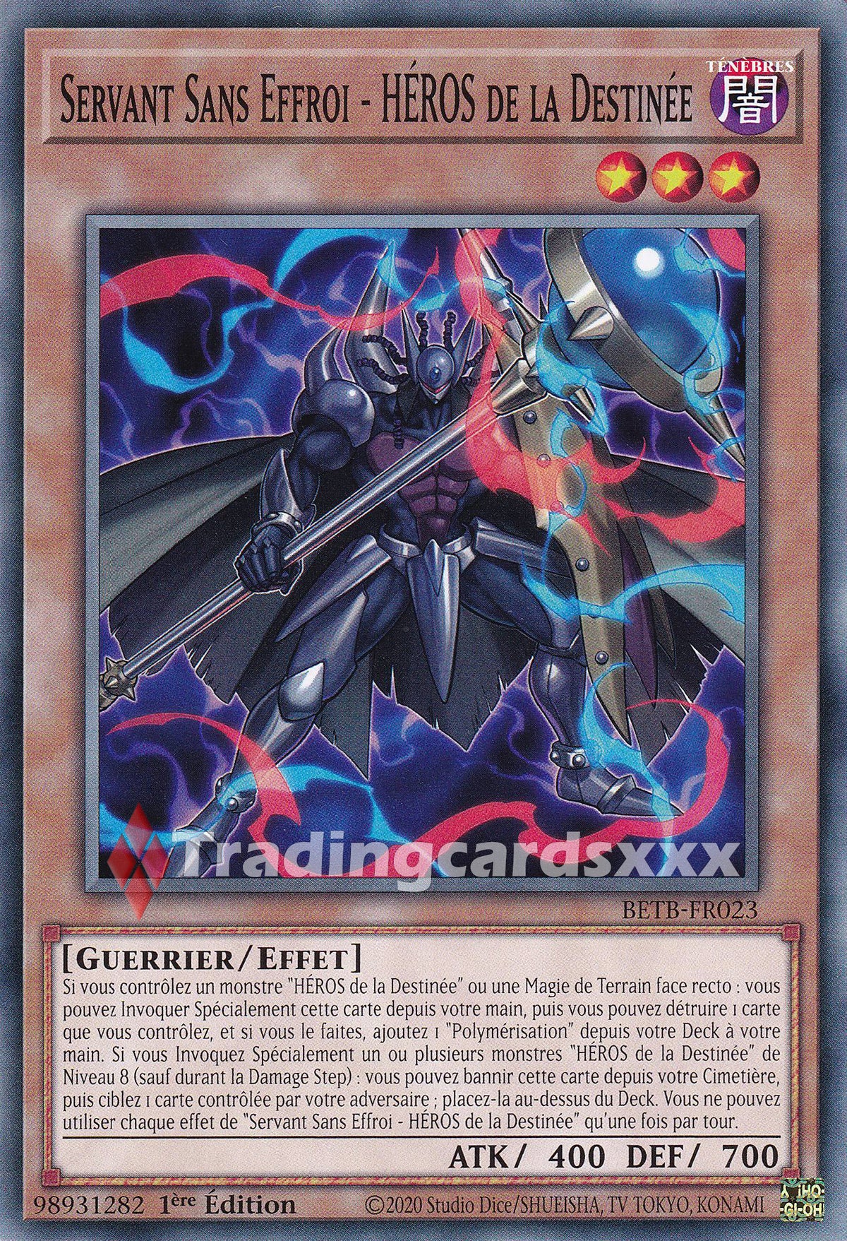 Yu-Gi-Oh! Servant Sans Effroi - HÉROS de la Destinée : C BETB-FR023