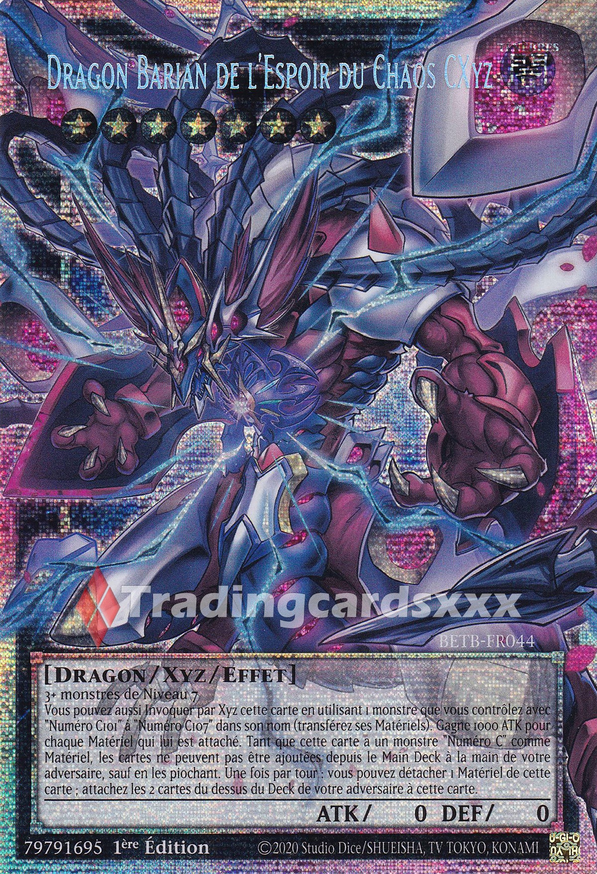 Yu-Gi-Oh! Dragon Barian de l'Espoir du Chaos CXyz : OF STAR BETB-FR044