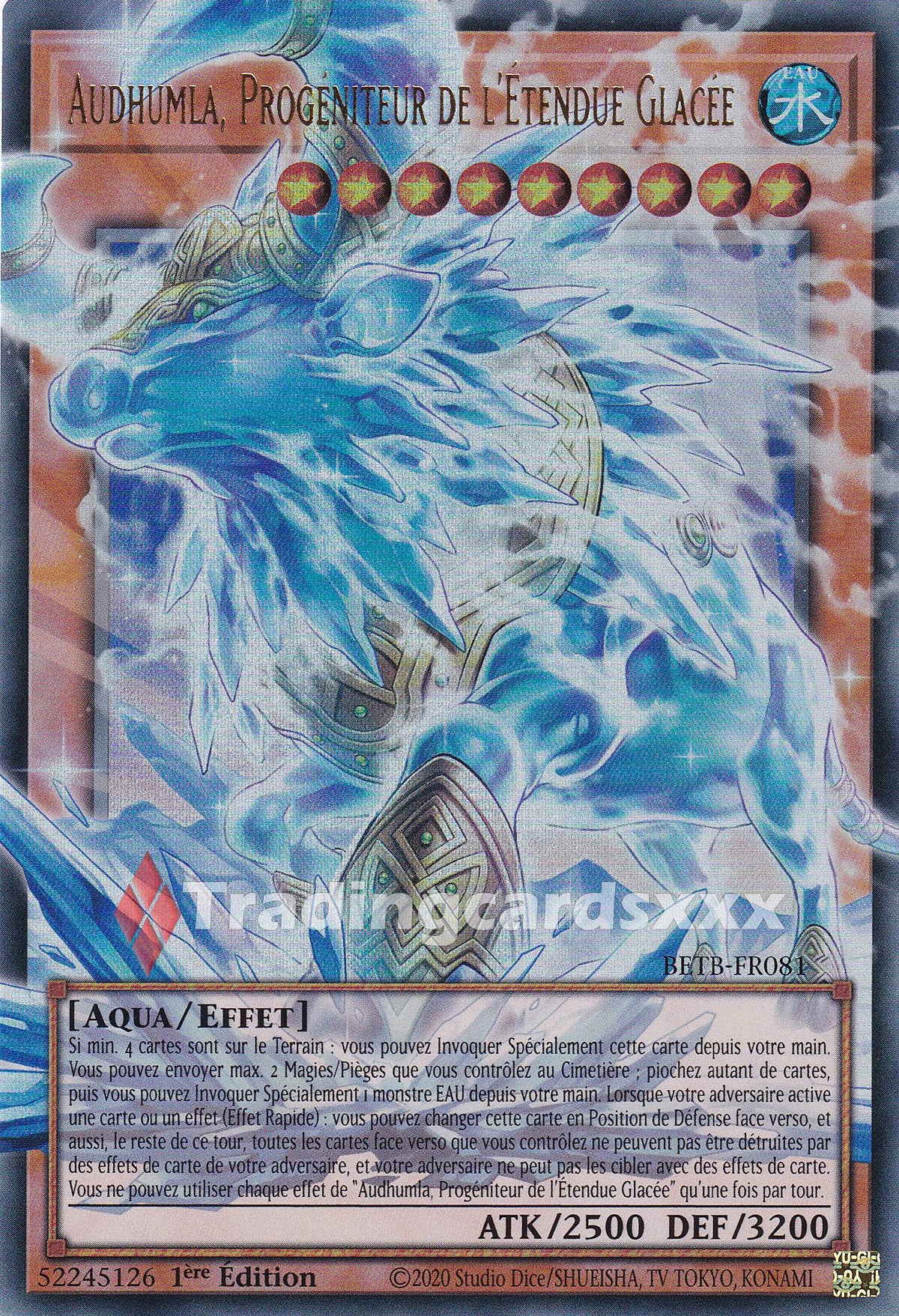 Yu-Gi-Oh! Audhumla, Progéniteur de l'Étendue Glacée : OF UR BETB-FR081