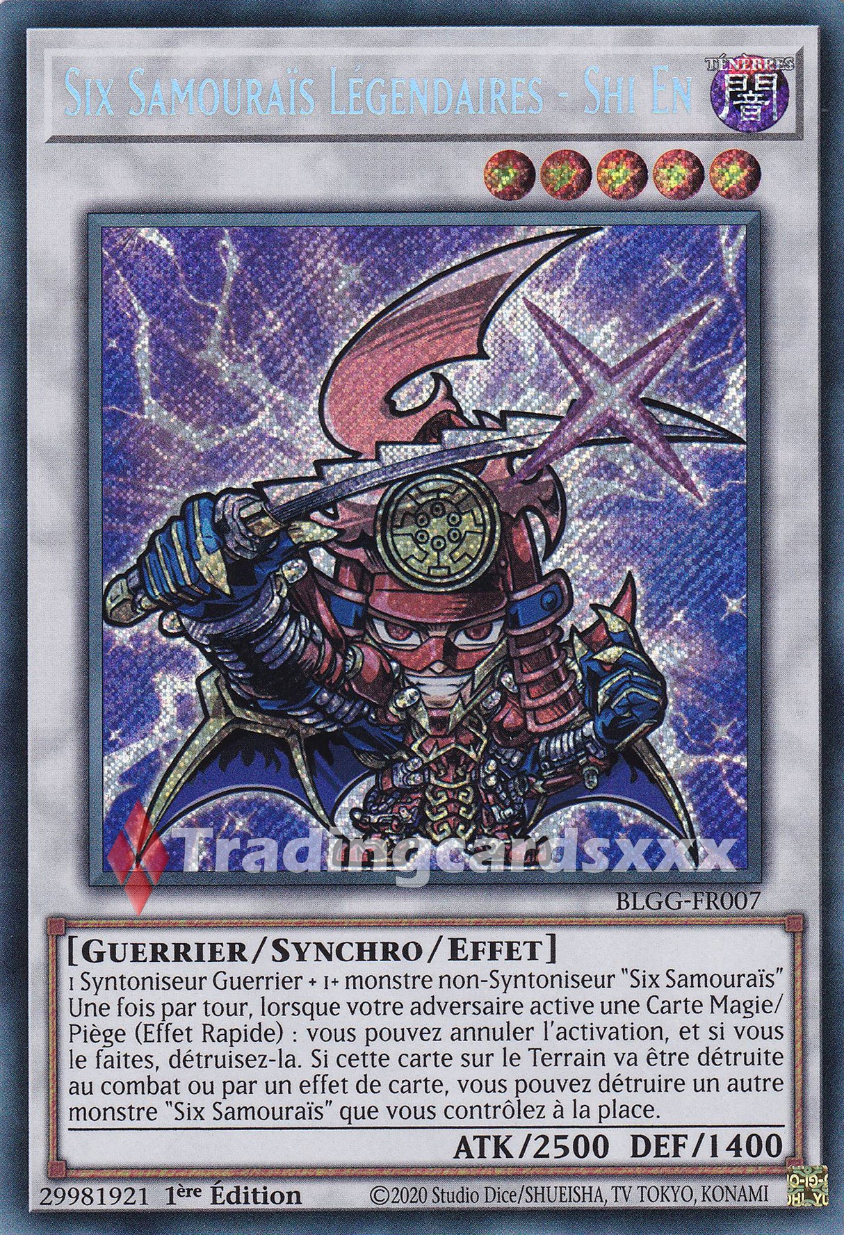 Yu-Gi-Oh! Six Samouraïs Légendaires - Shi En : SE BLGG-FR007