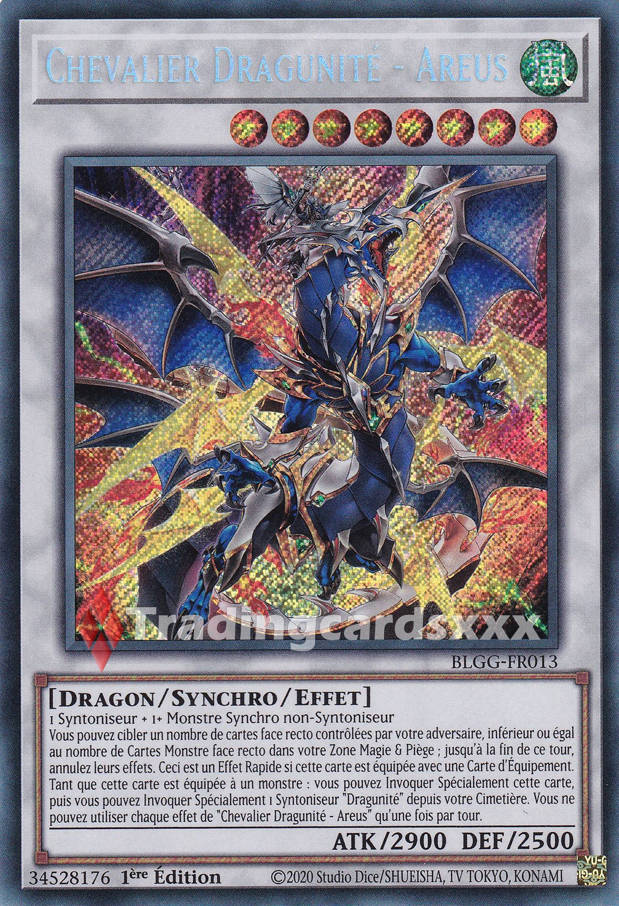 Yu-Gi-Oh! Chevalier Dragunité - Areus : SE BLGG-FR013