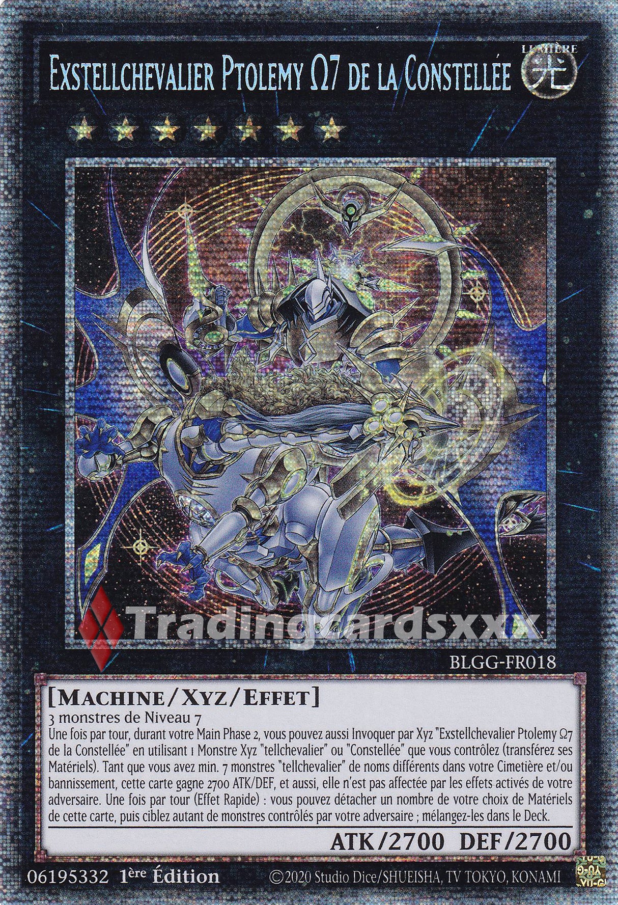 Yu-Gi-Oh! Exstellchevalier Ptolemy Ω7 de la Constellée : STAR BLGG-FR018